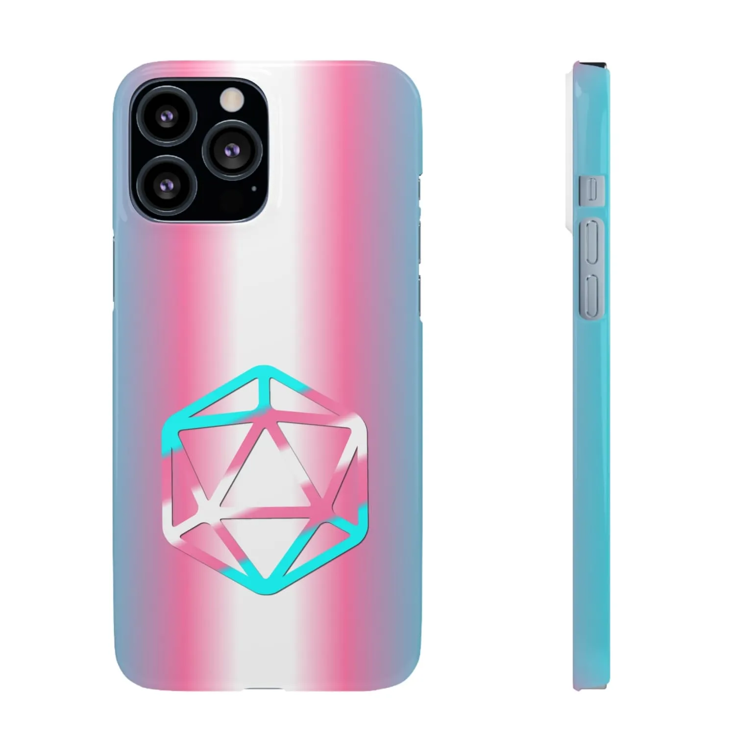 D20 Critical Pride Trans Pride PY Snap Phone Case
