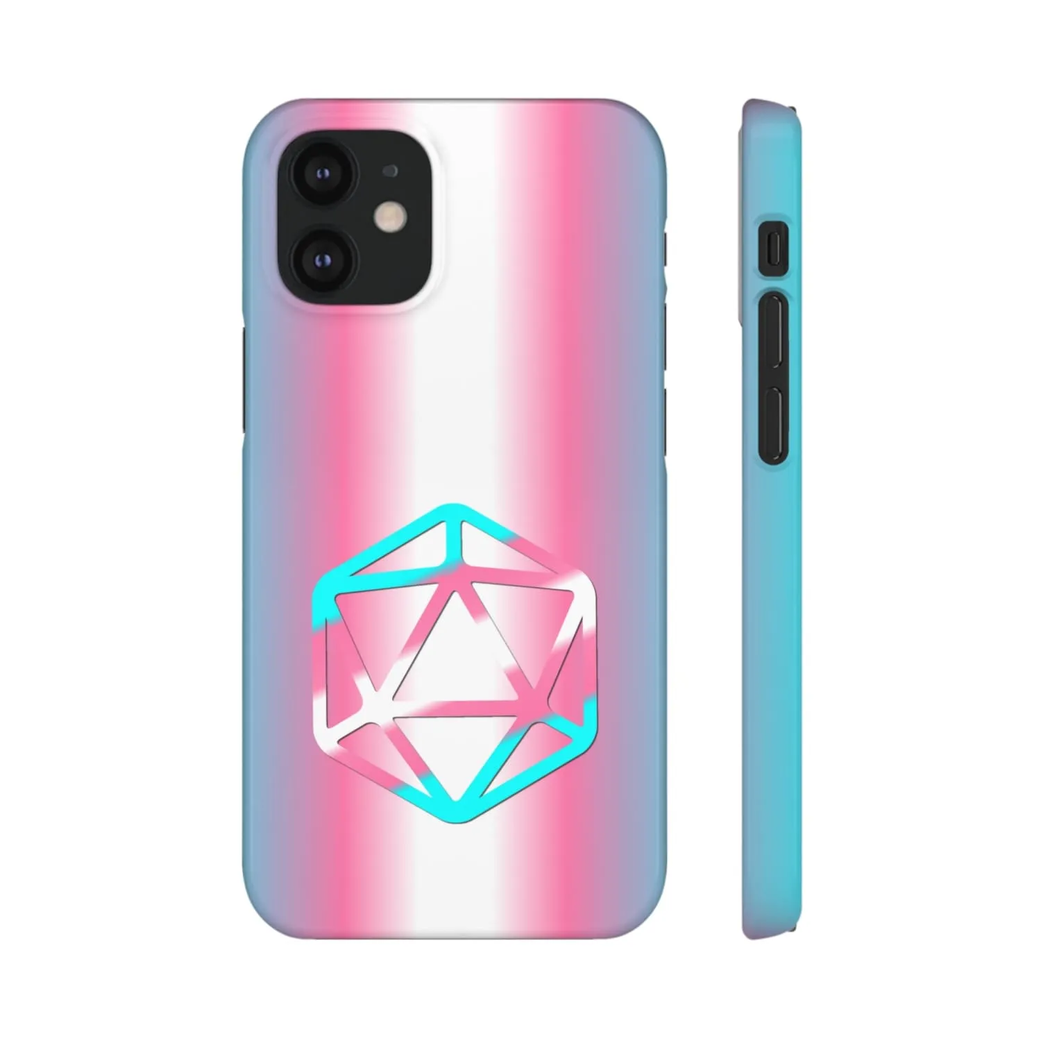 D20 Critical Pride Trans Pride PY Snap Phone Case