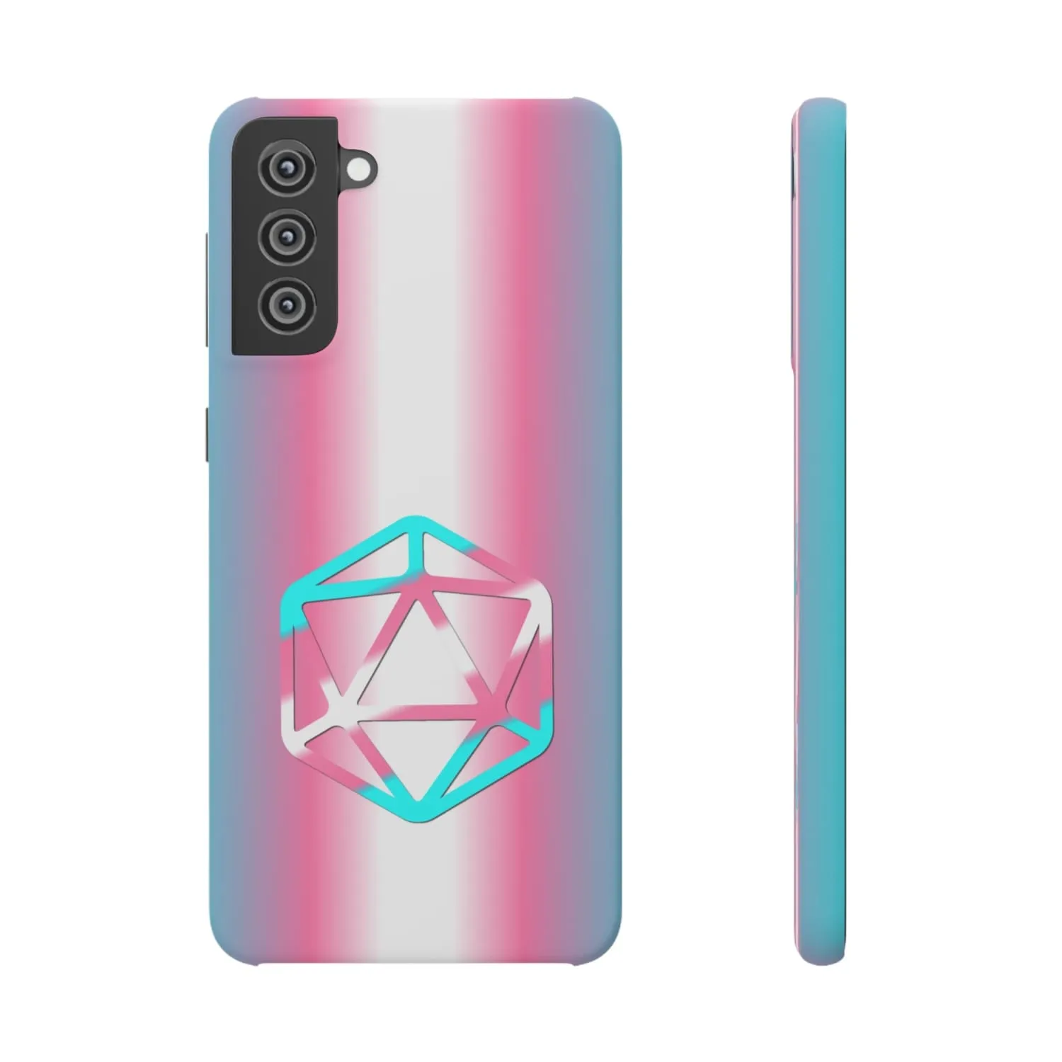 D20 Critical Pride Trans Pride PY Snap Phone Case