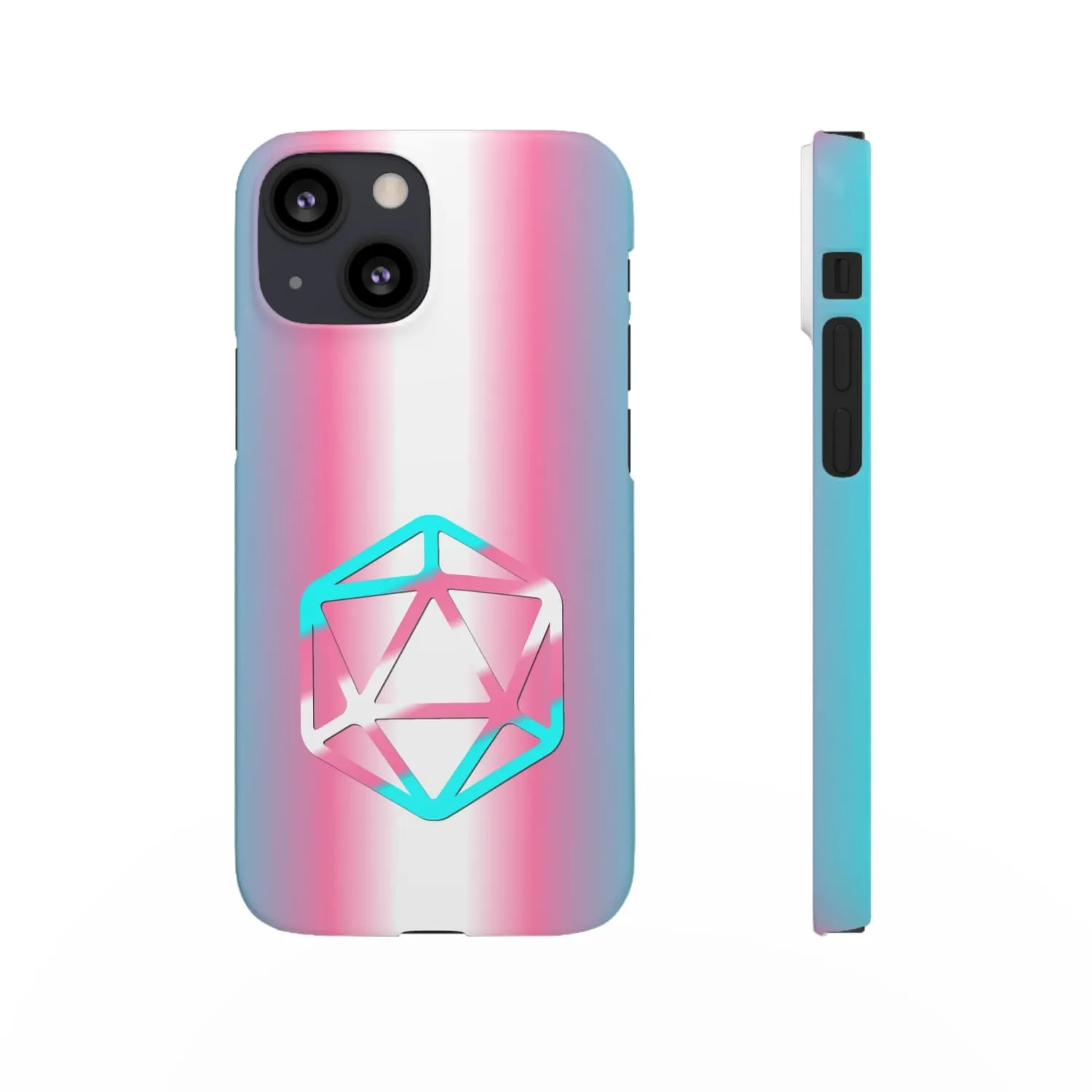 D20 Critical Pride Trans Pride PY Snap Phone Case