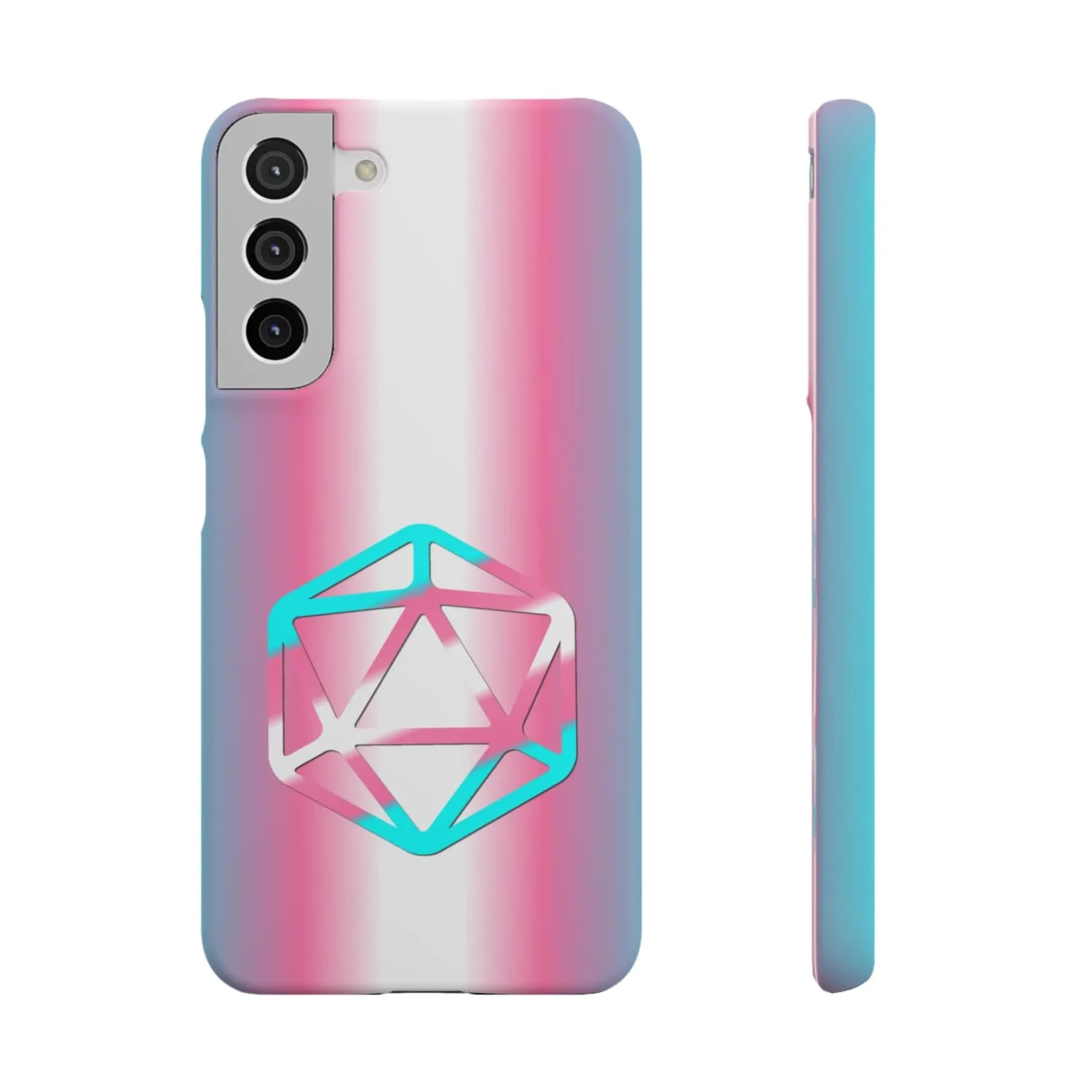 D20 Critical Pride Trans Pride PY Snap Phone Case