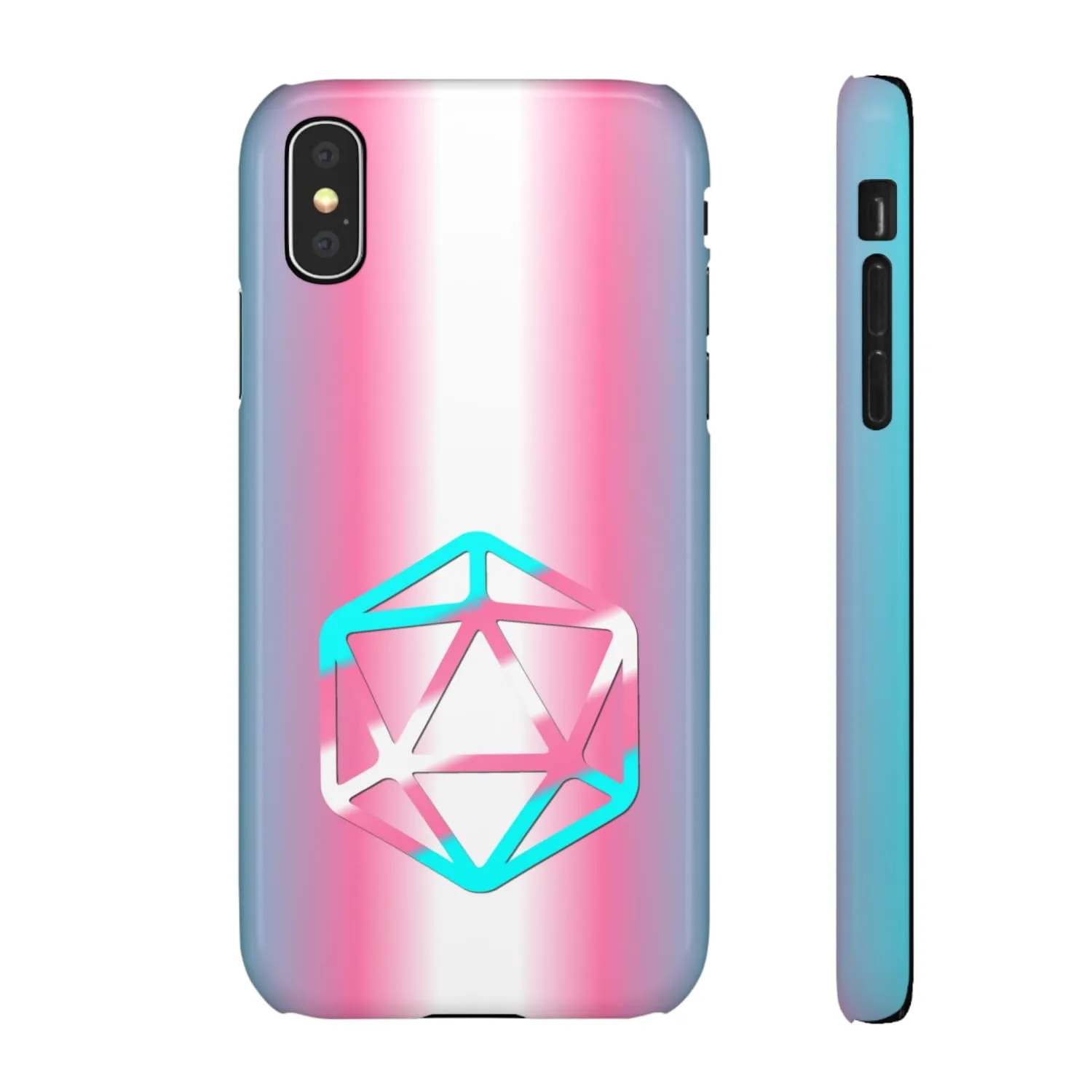 D20 Critical Pride Trans Pride PY Snap Phone Case