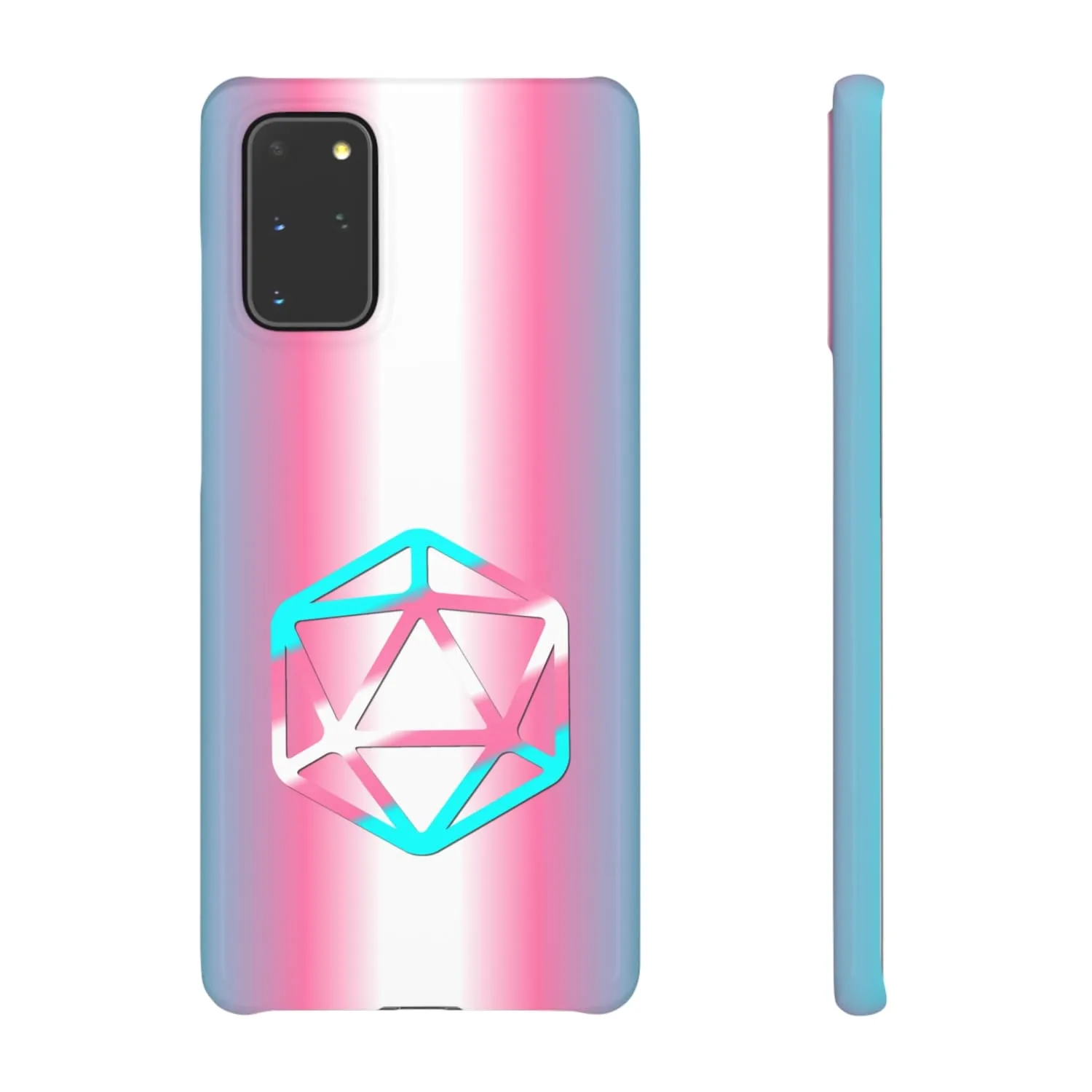 D20 Critical Pride Trans Pride PY Snap Phone Case