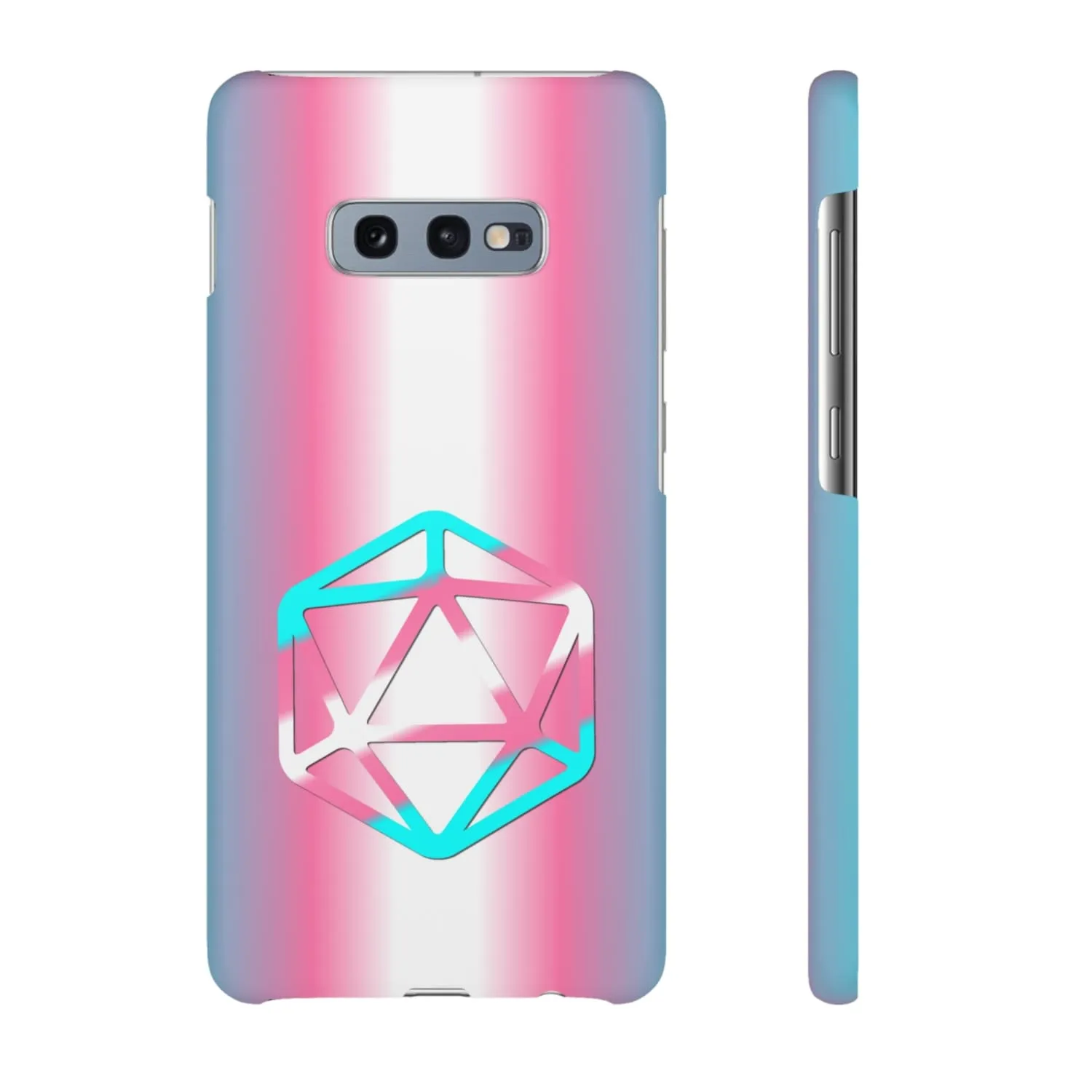 D20 Critical Pride Trans Pride PY Snap Phone Case