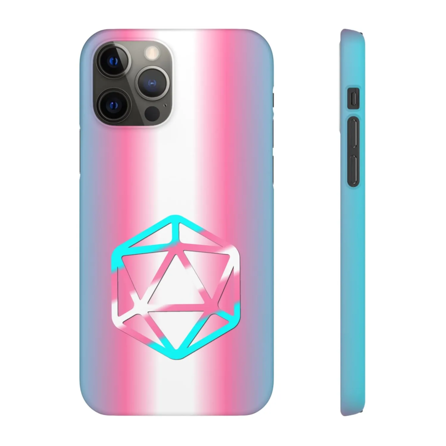 D20 Critical Pride Trans Pride PY Snap Phone Case