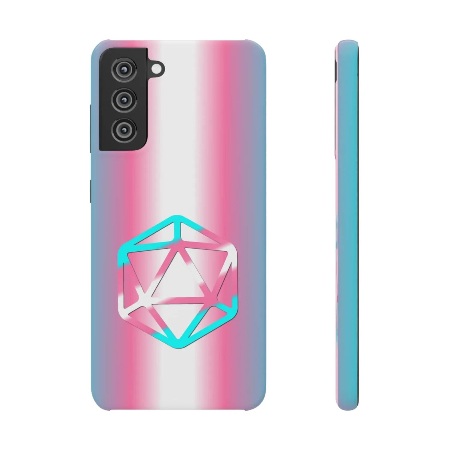 D20 Critical Pride Trans Pride PY Snap Phone Case