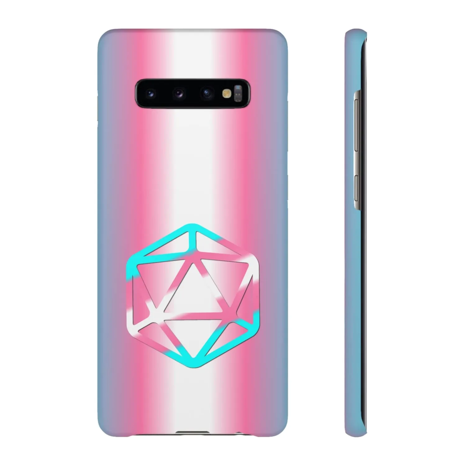 D20 Critical Pride Trans Pride PY Snap Phone Case