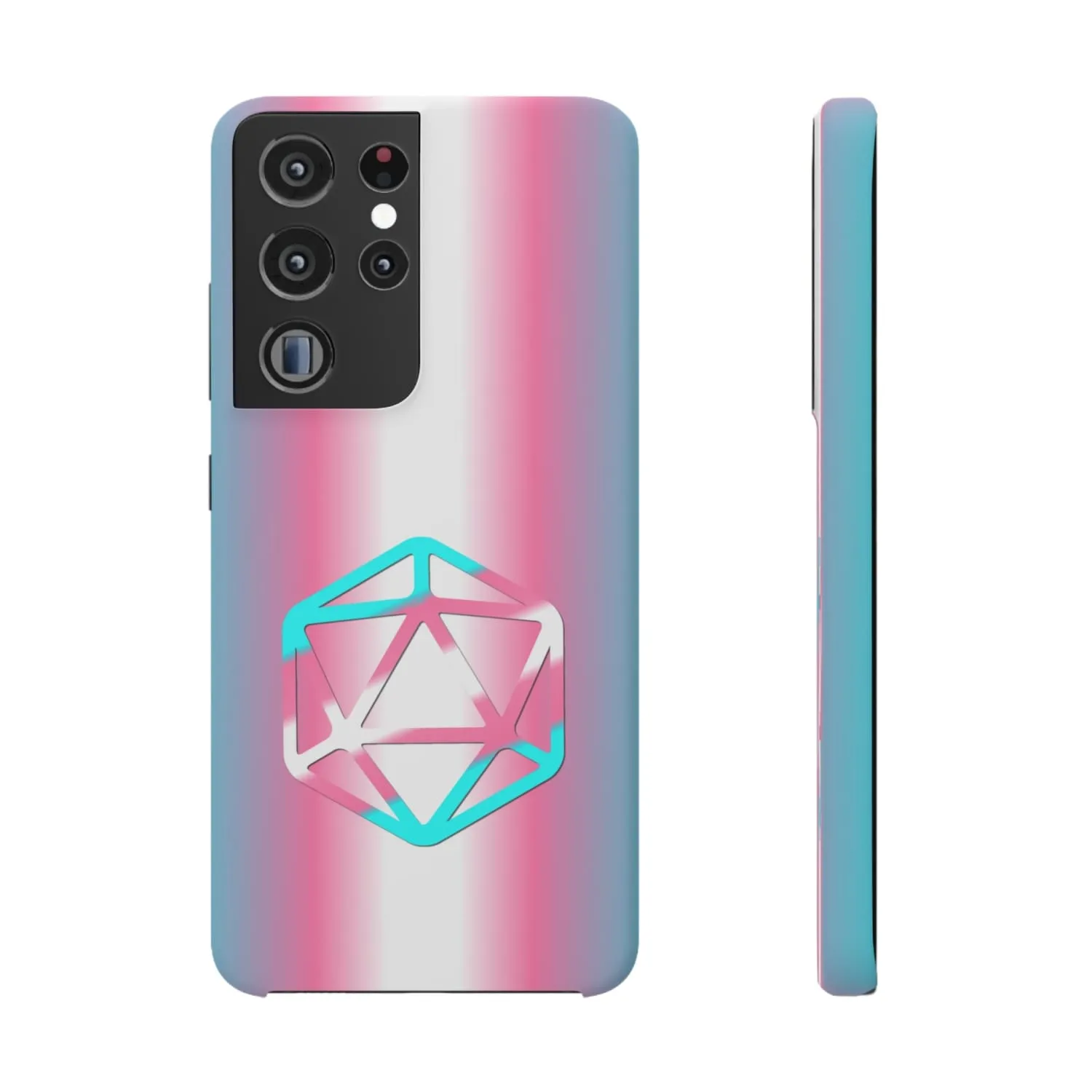 D20 Critical Pride Trans Pride PY Snap Phone Case