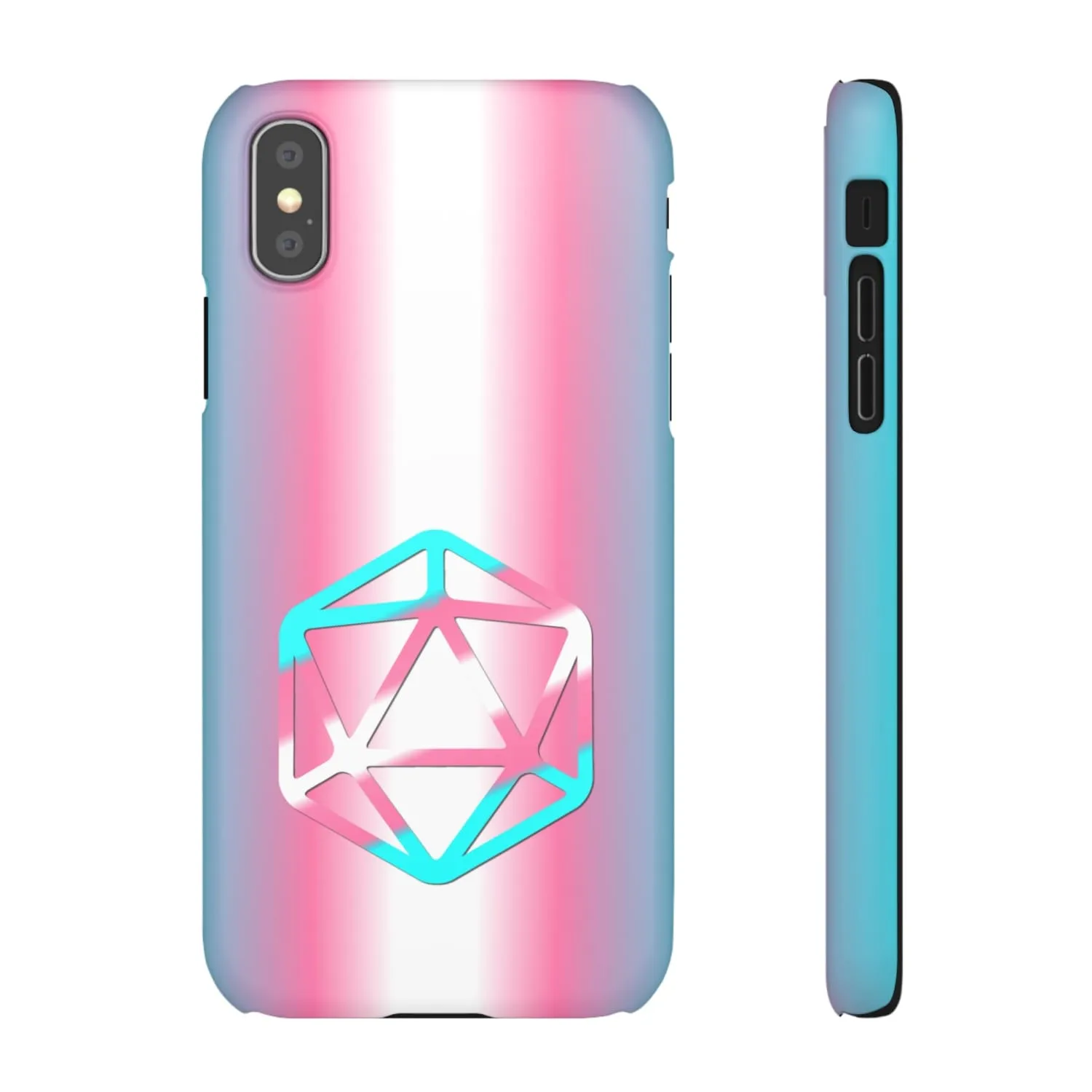 D20 Critical Pride Trans Pride PY Snap Phone Case
