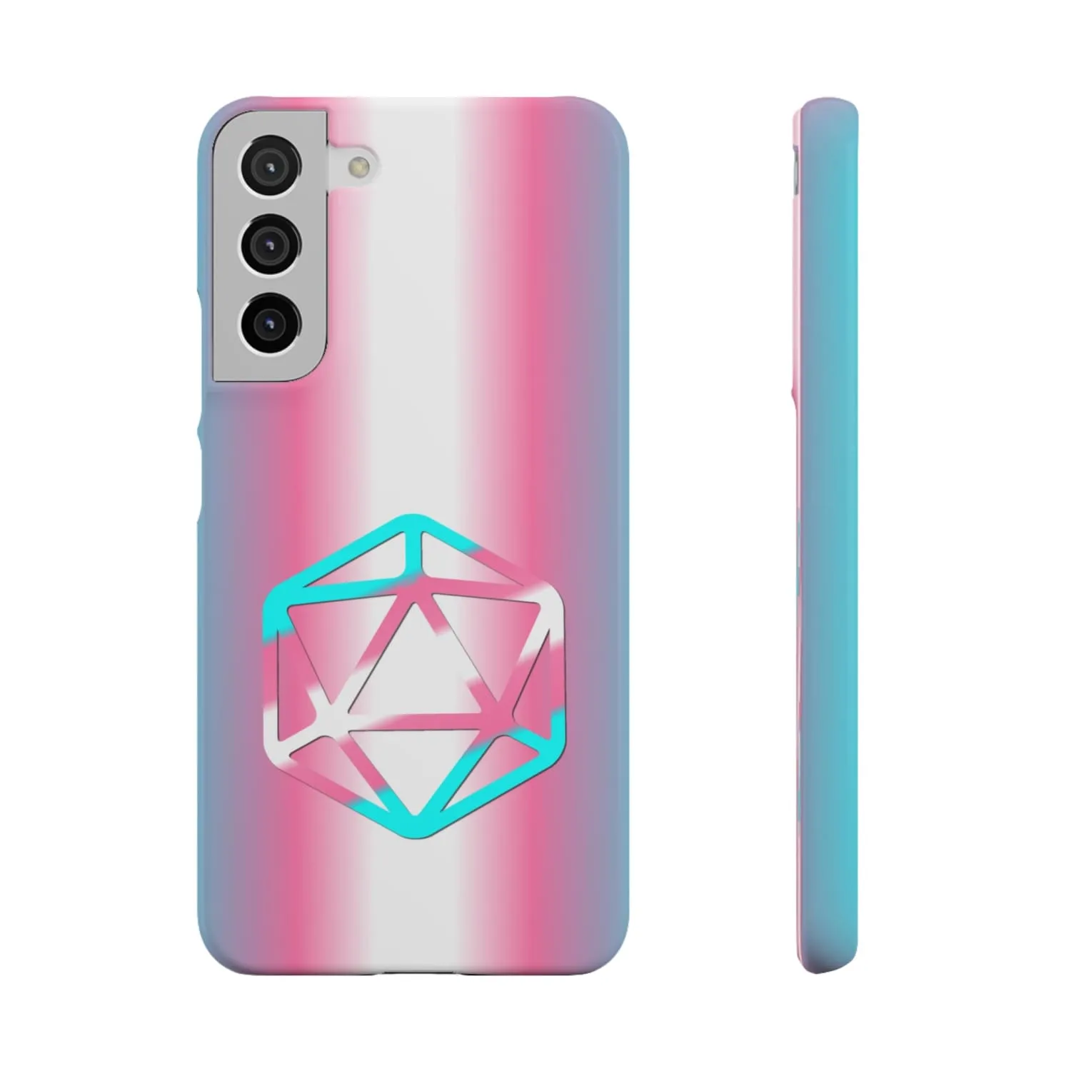 D20 Critical Pride Trans Pride PY Snap Phone Case