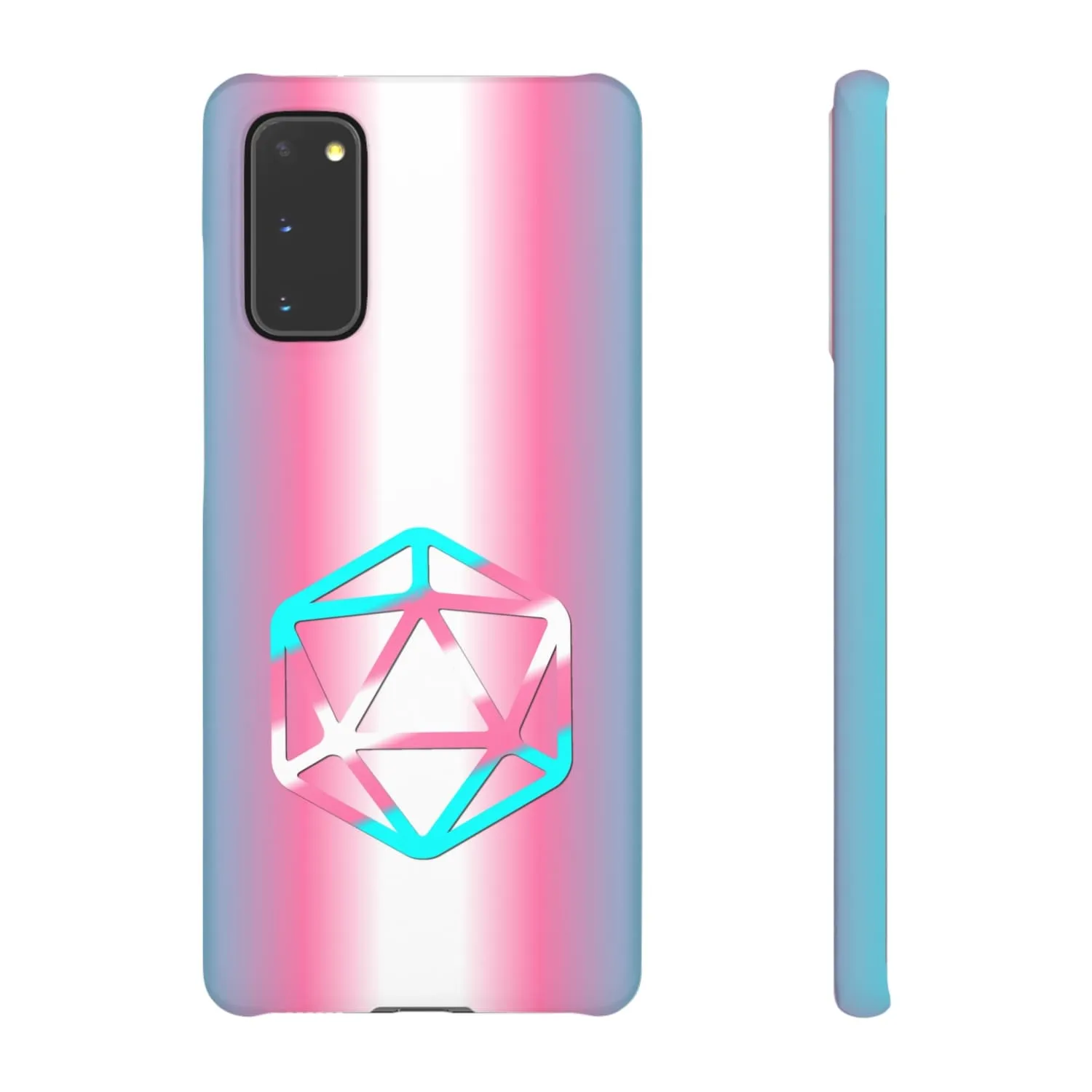 D20 Critical Pride Trans Pride PY Snap Phone Case