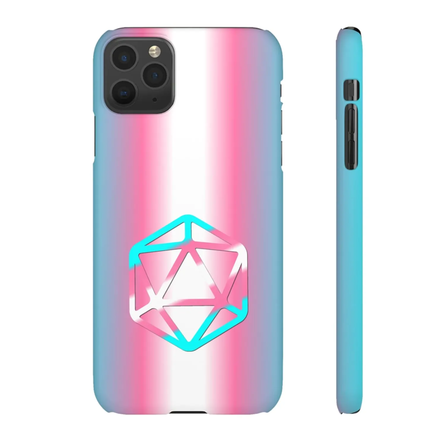 D20 Critical Pride Trans Pride PY Snap Phone Case