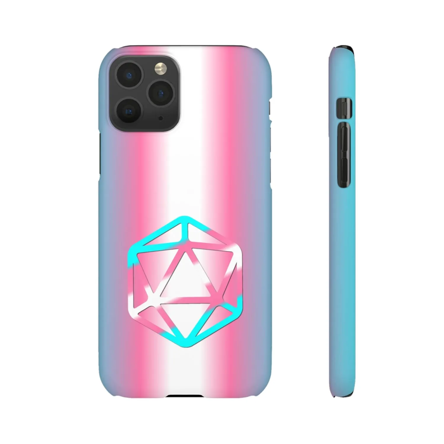 D20 Critical Pride Trans Pride PY Snap Phone Case