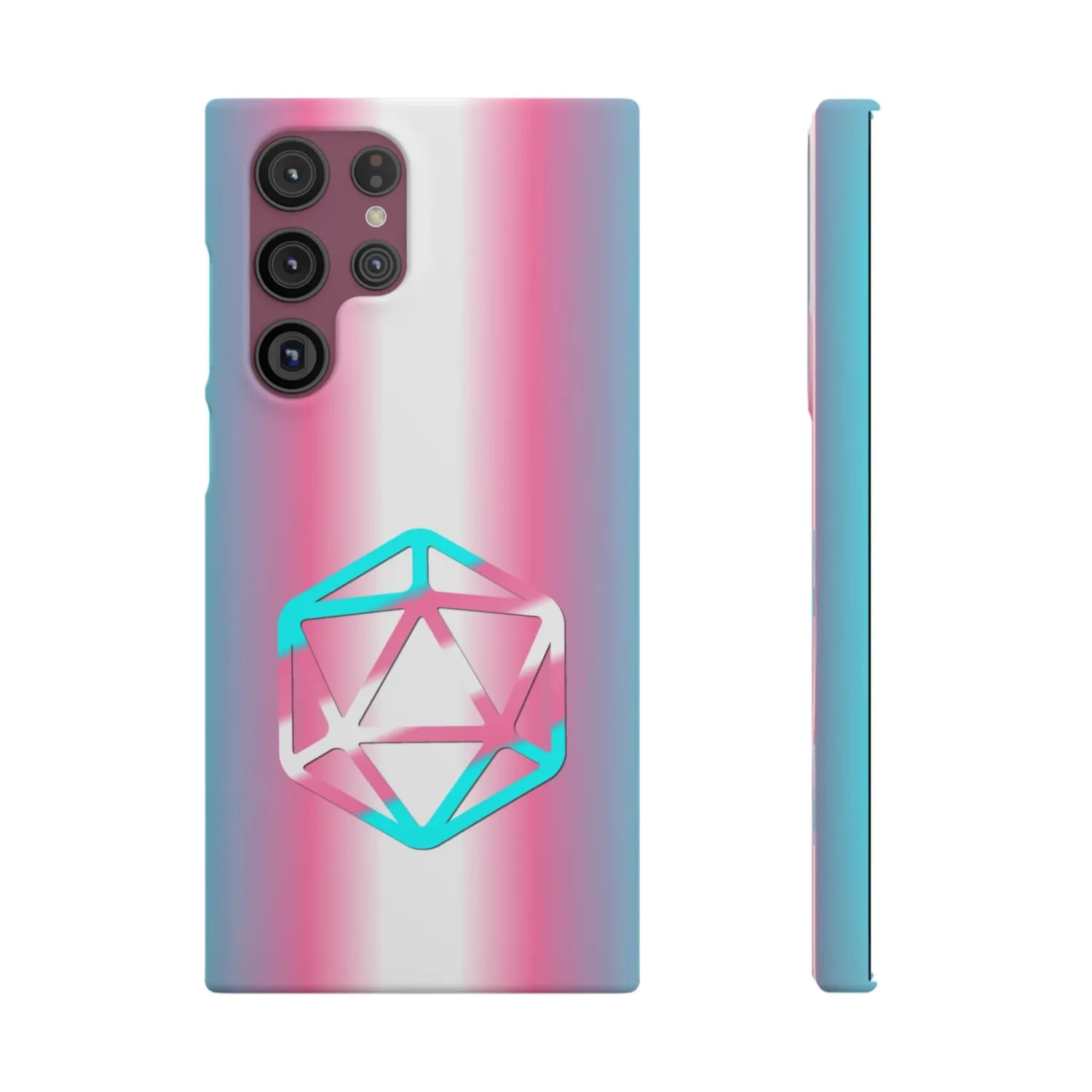 D20 Critical Pride Trans Pride PY Snap Phone Case