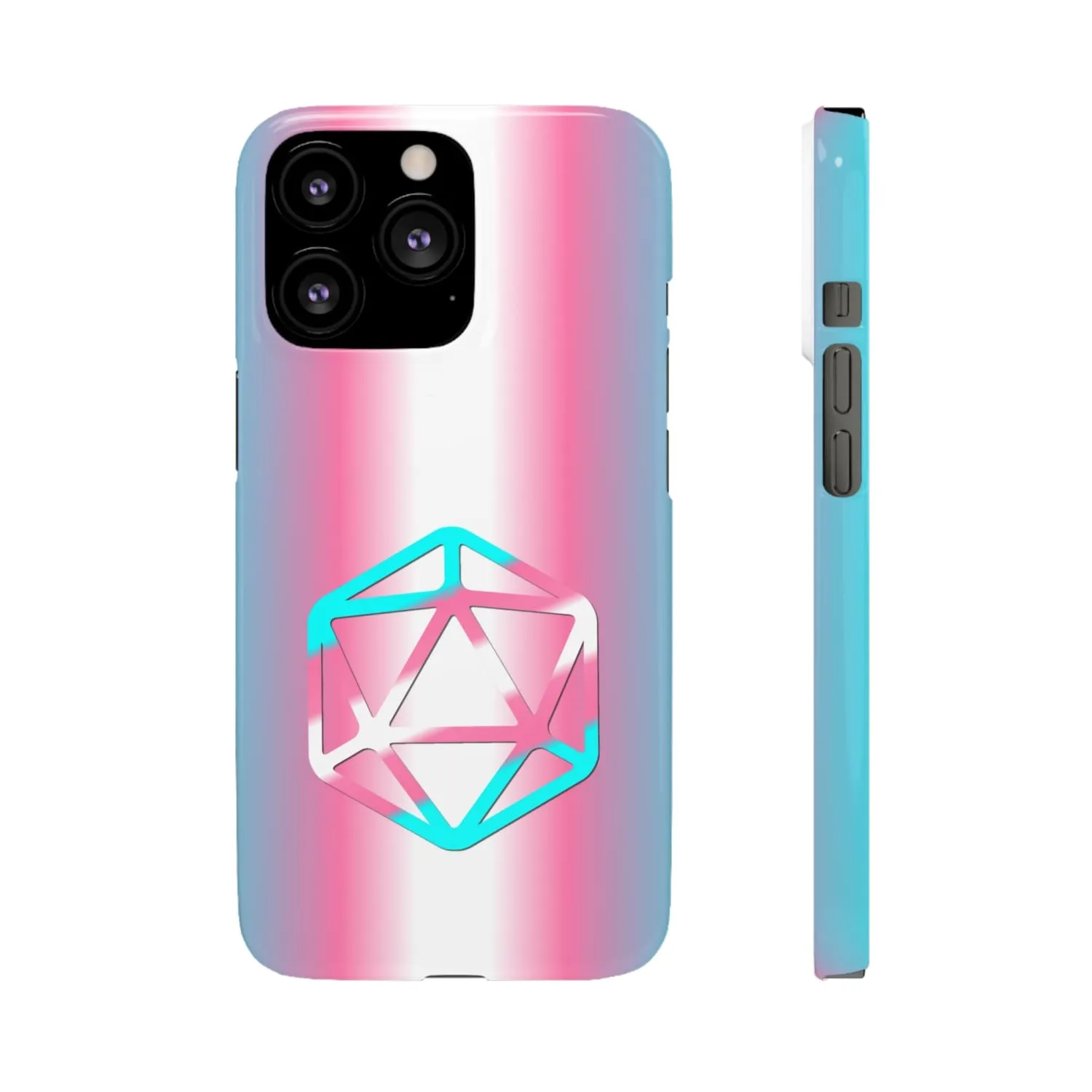D20 Critical Pride Trans Pride PY Snap Phone Case