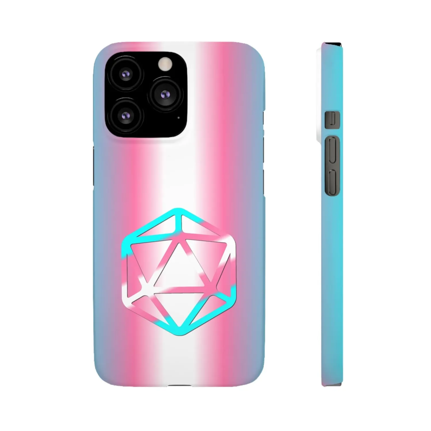 D20 Critical Pride Trans Pride PY Snap Phone Case