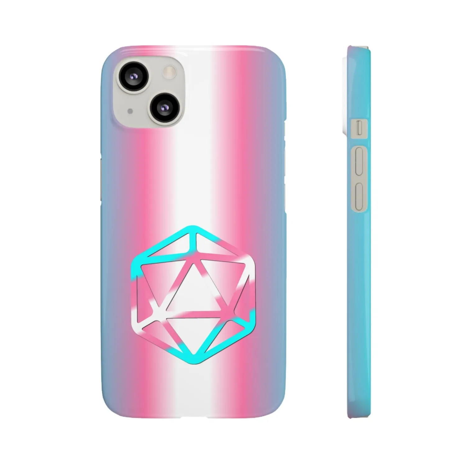D20 Critical Pride Trans Pride PY Snap Phone Case