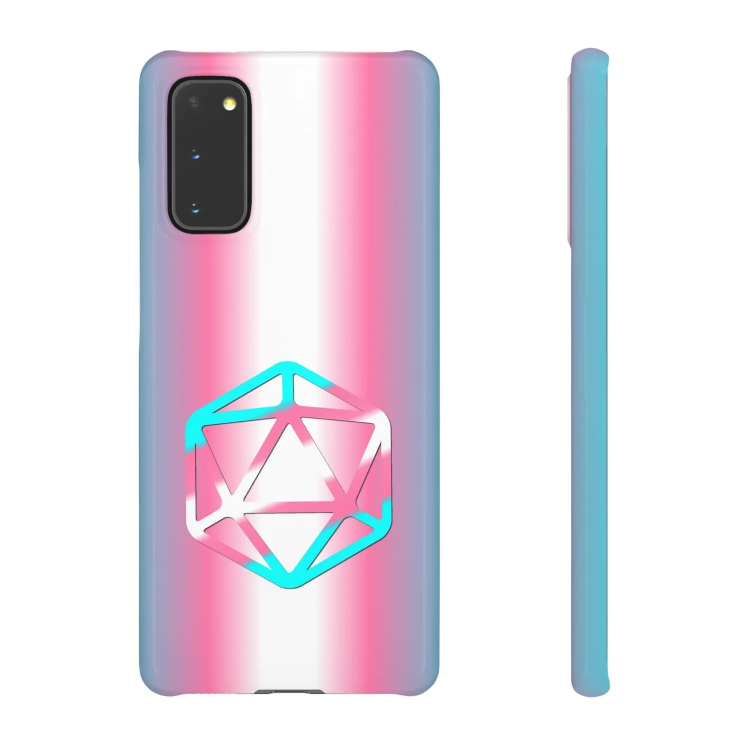 D20 Critical Pride Trans Pride PY Snap Phone Case