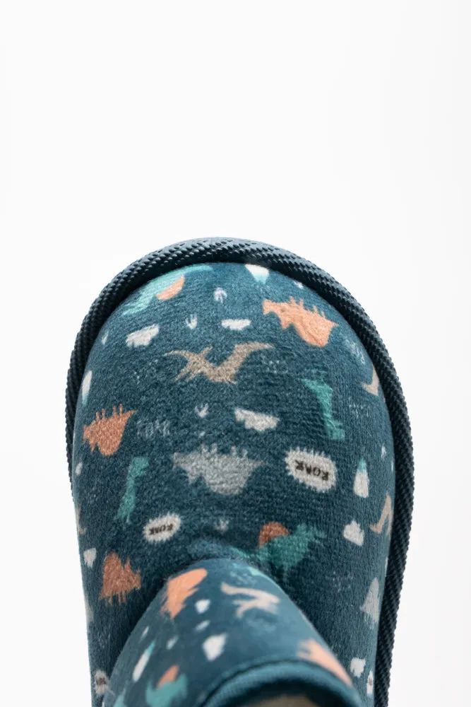 Dinosaur Comfort Boots Blue