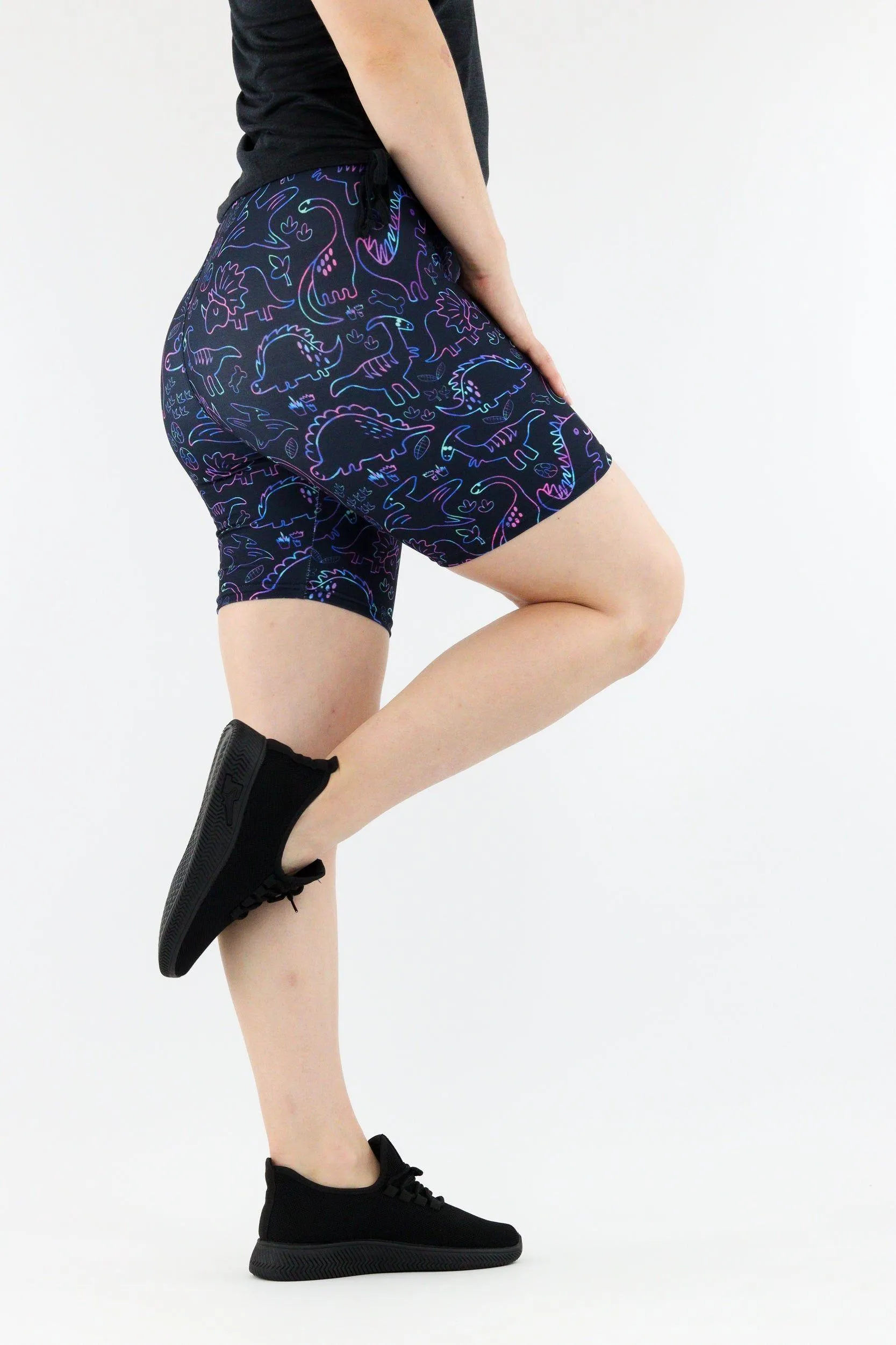 Dinosaur Party - Casual Mid Shorts