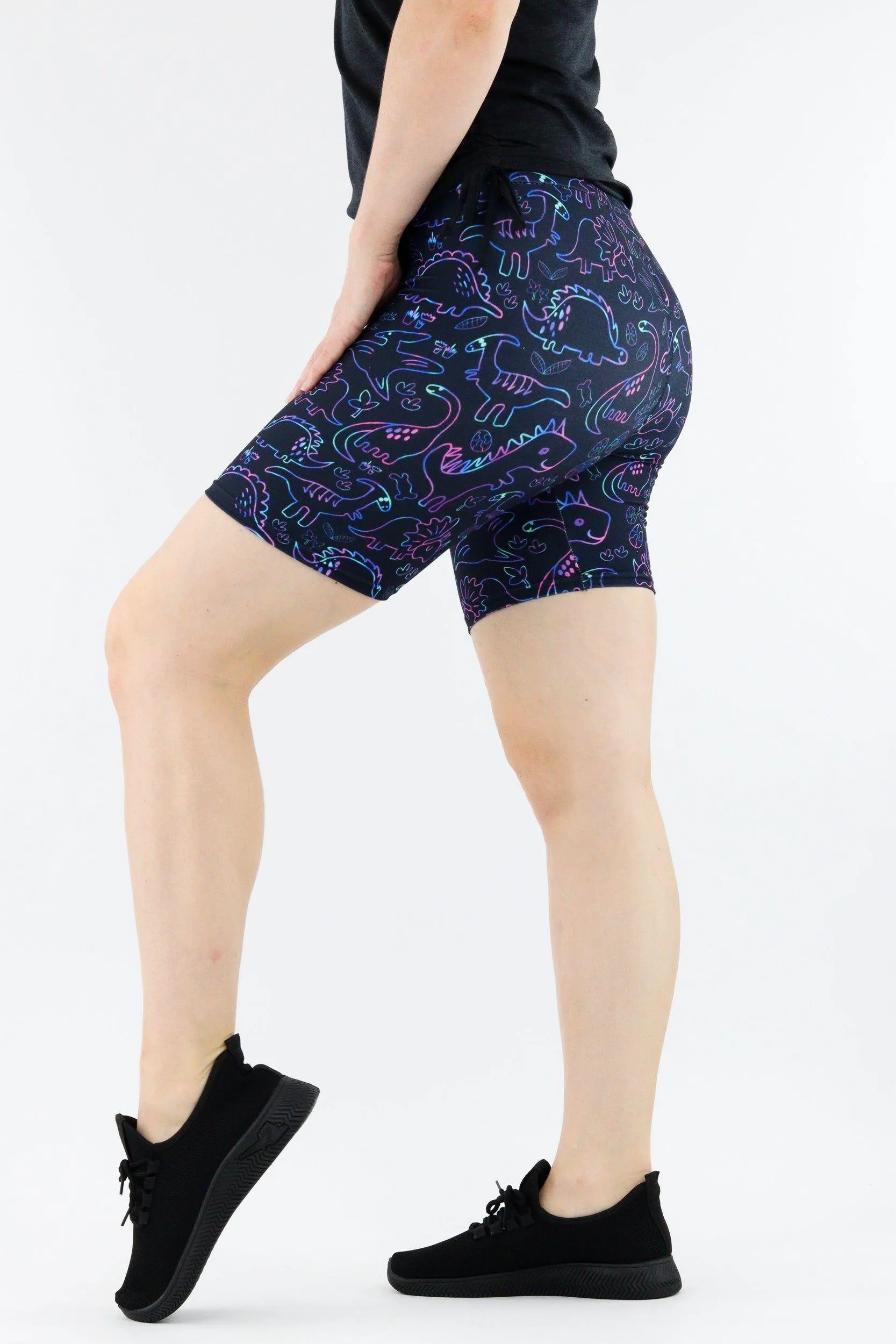 Dinosaur Party - Casual Mid Shorts