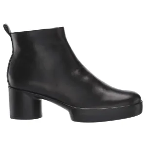 Ecco Shape Sculpted Motion 35 Full Grain Leather Women's Block Heel Zip Up Ankle Boots