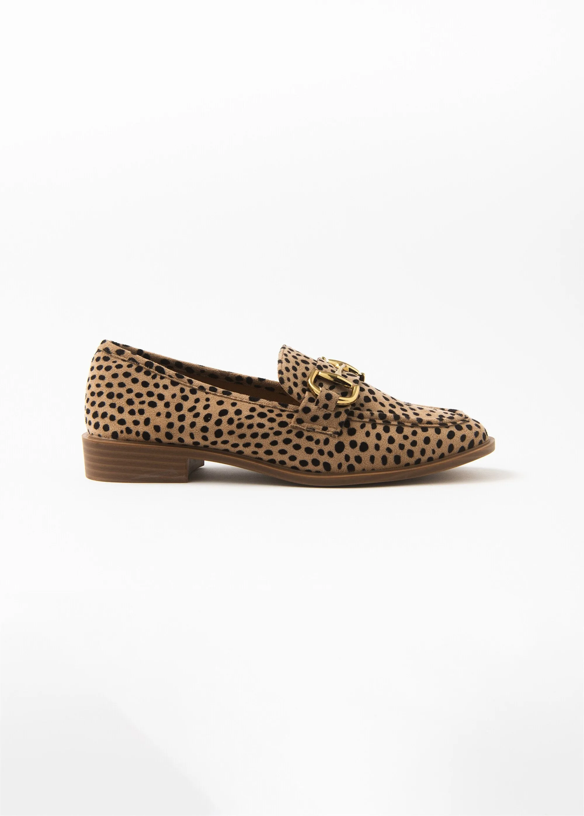 Elegant women's loafers with bits