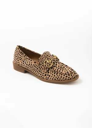 Elegant women's loafers with bits