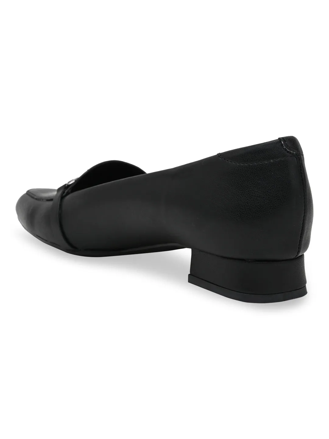 Empower By Rocia Black Women Buckled Work Wear Pumps