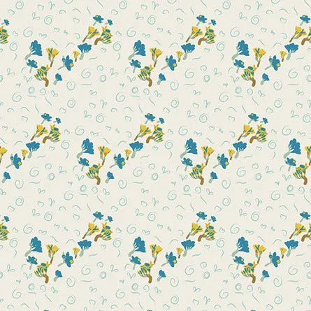 Fantasia Bous Trail Bluet by Art Gallery Fabrics