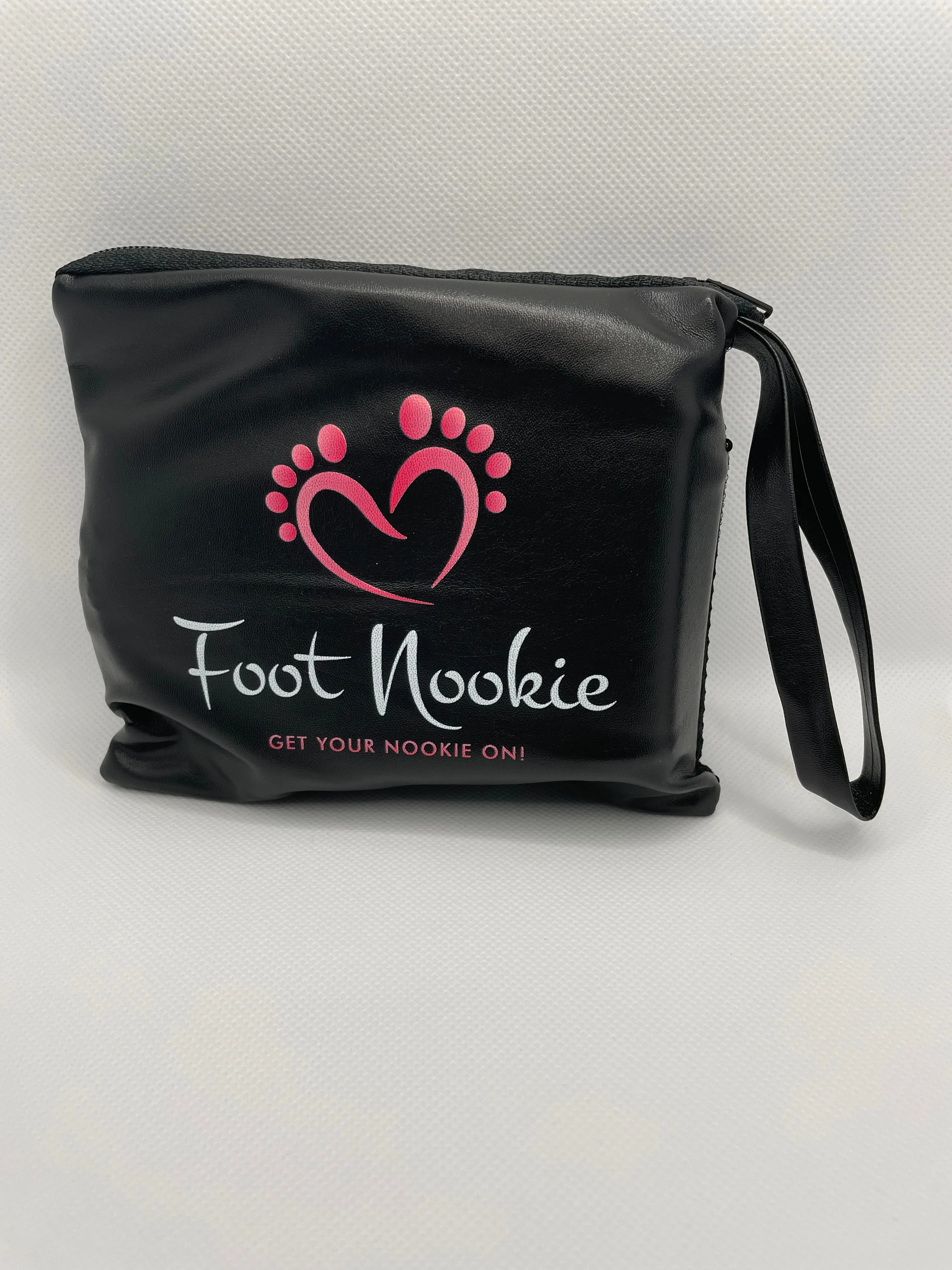 Foldable Ballet Slippers and Matching Bag - Black (Plain)