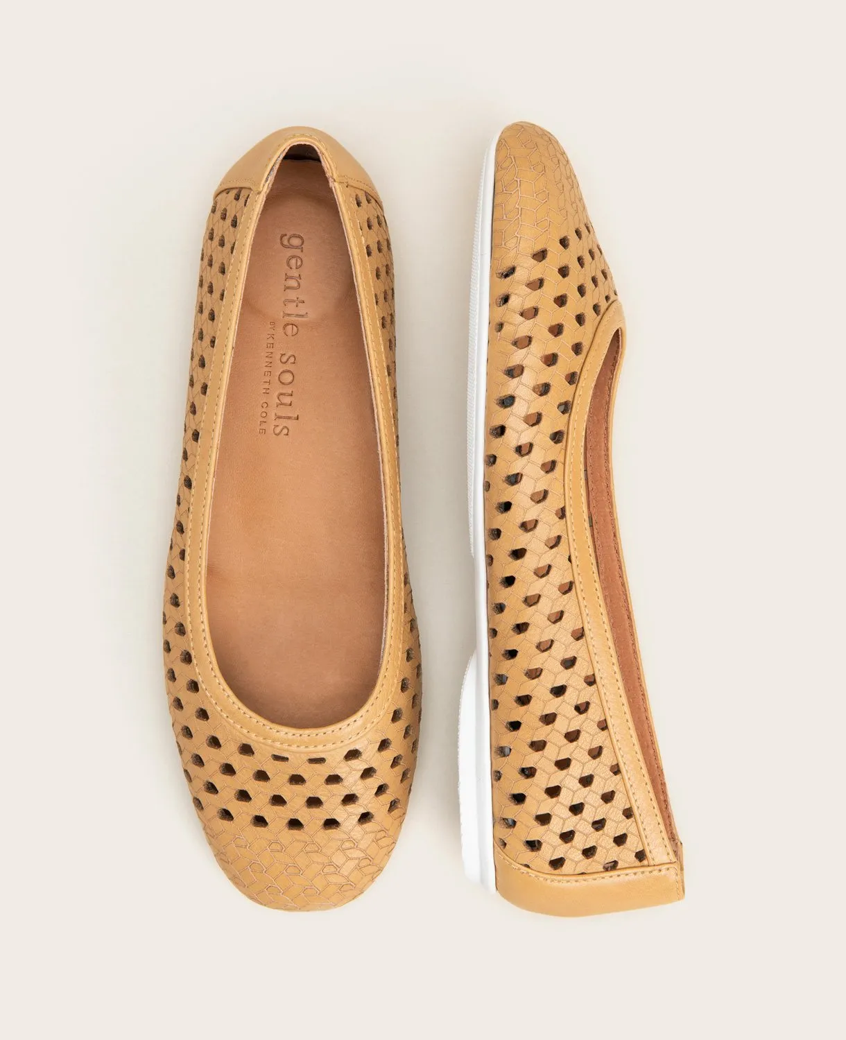 GENTLE SOULS - Eugene Travel Packable Woven Ballet Flat