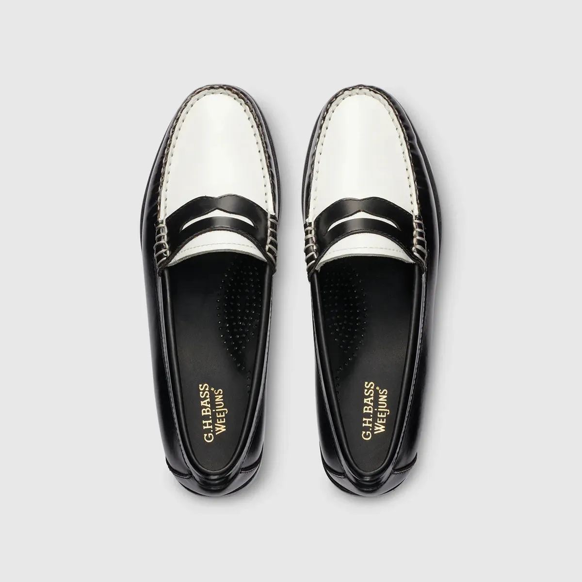 G.H. Bass Whitney Weejuns Loafer - Black/White