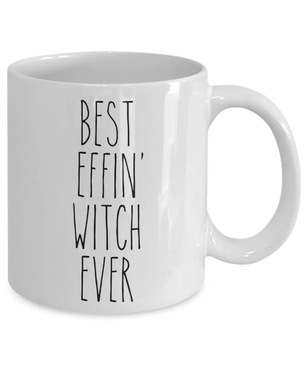 Gift For Witch Best Effin' Witch Ever Mug Coffee Cup Funny Coworker Gifts