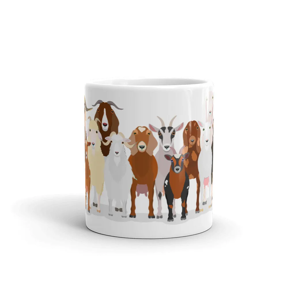 Goat Lineup Mug