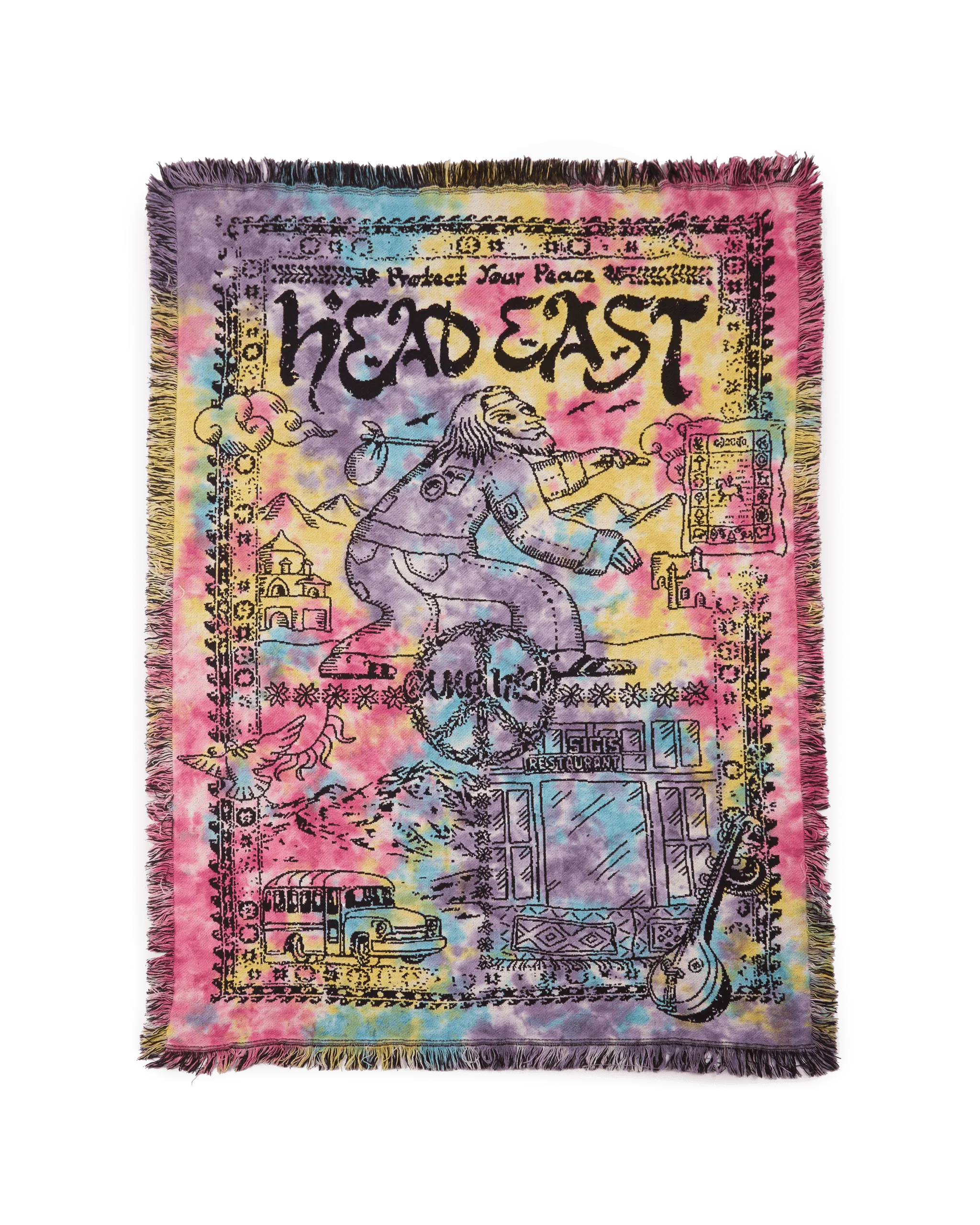 Head East Knit Jacquard Blanket
