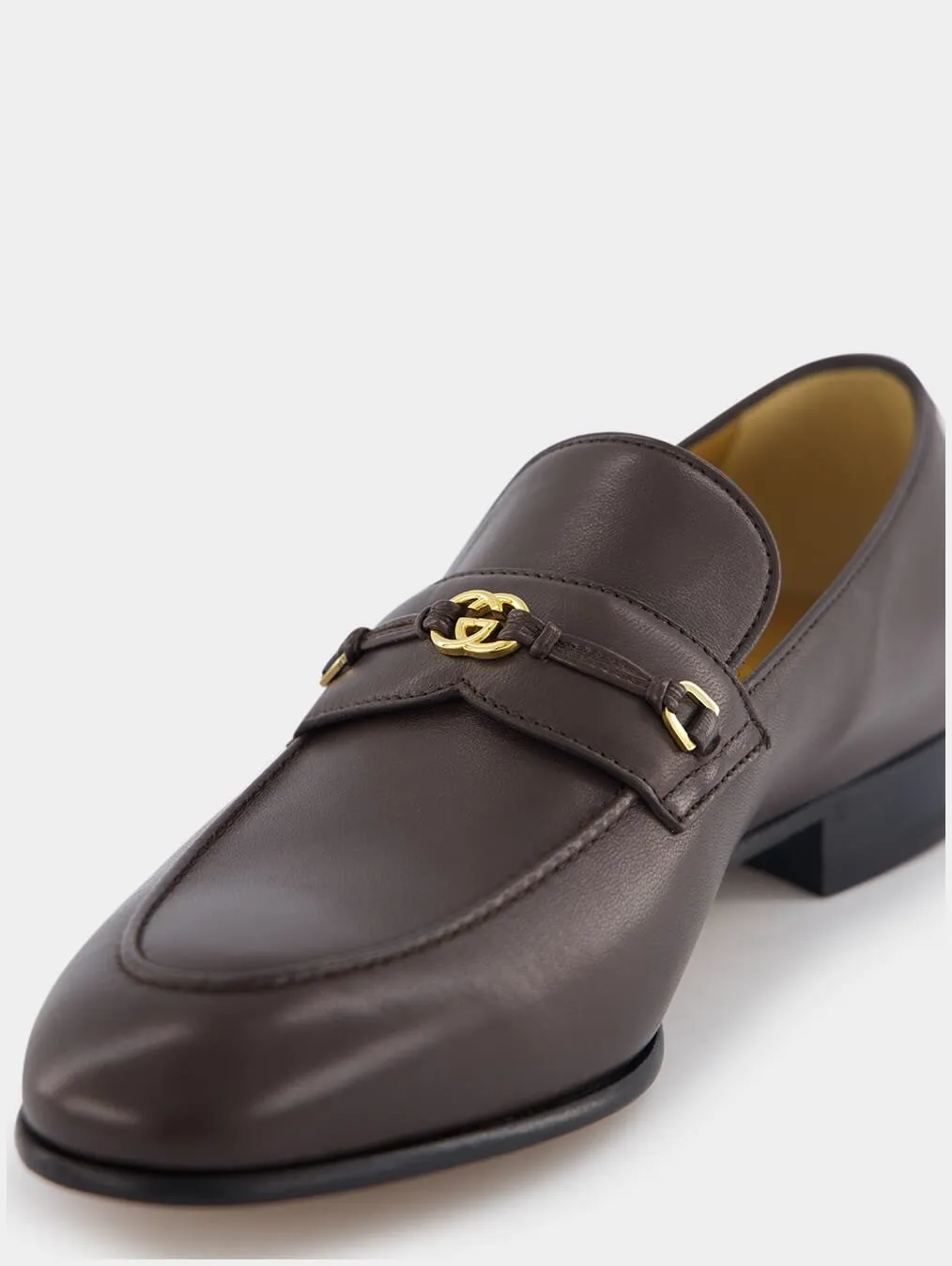 Interlocking G Leather Loafers