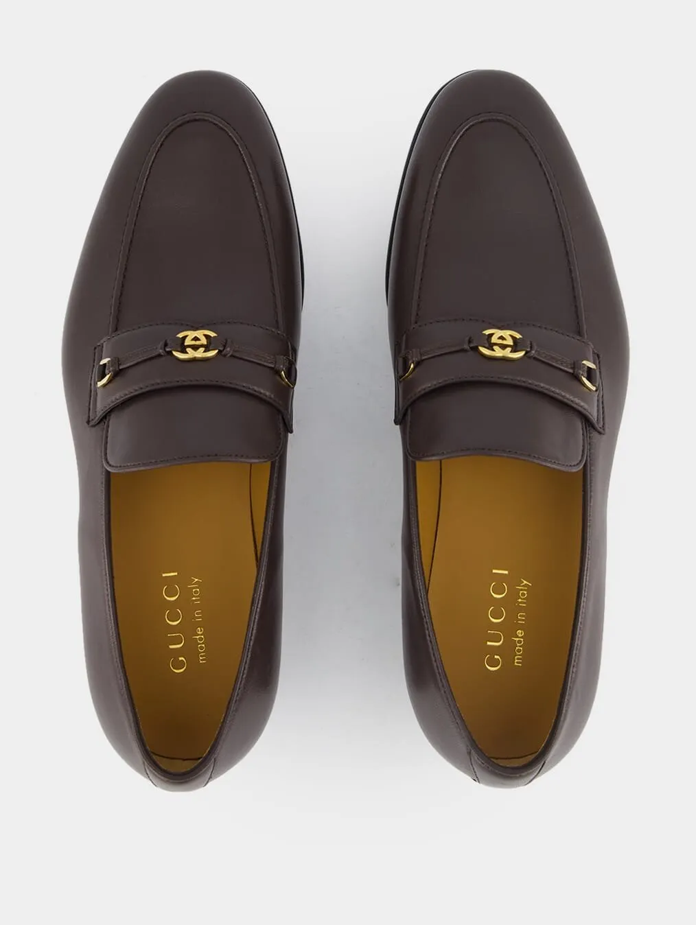 Interlocking G Leather Loafers