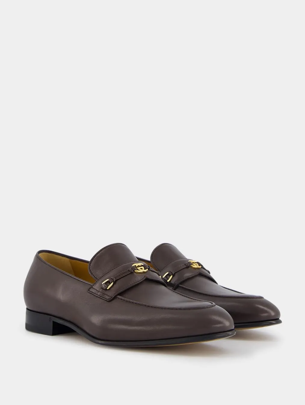 Interlocking G Leather Loafers