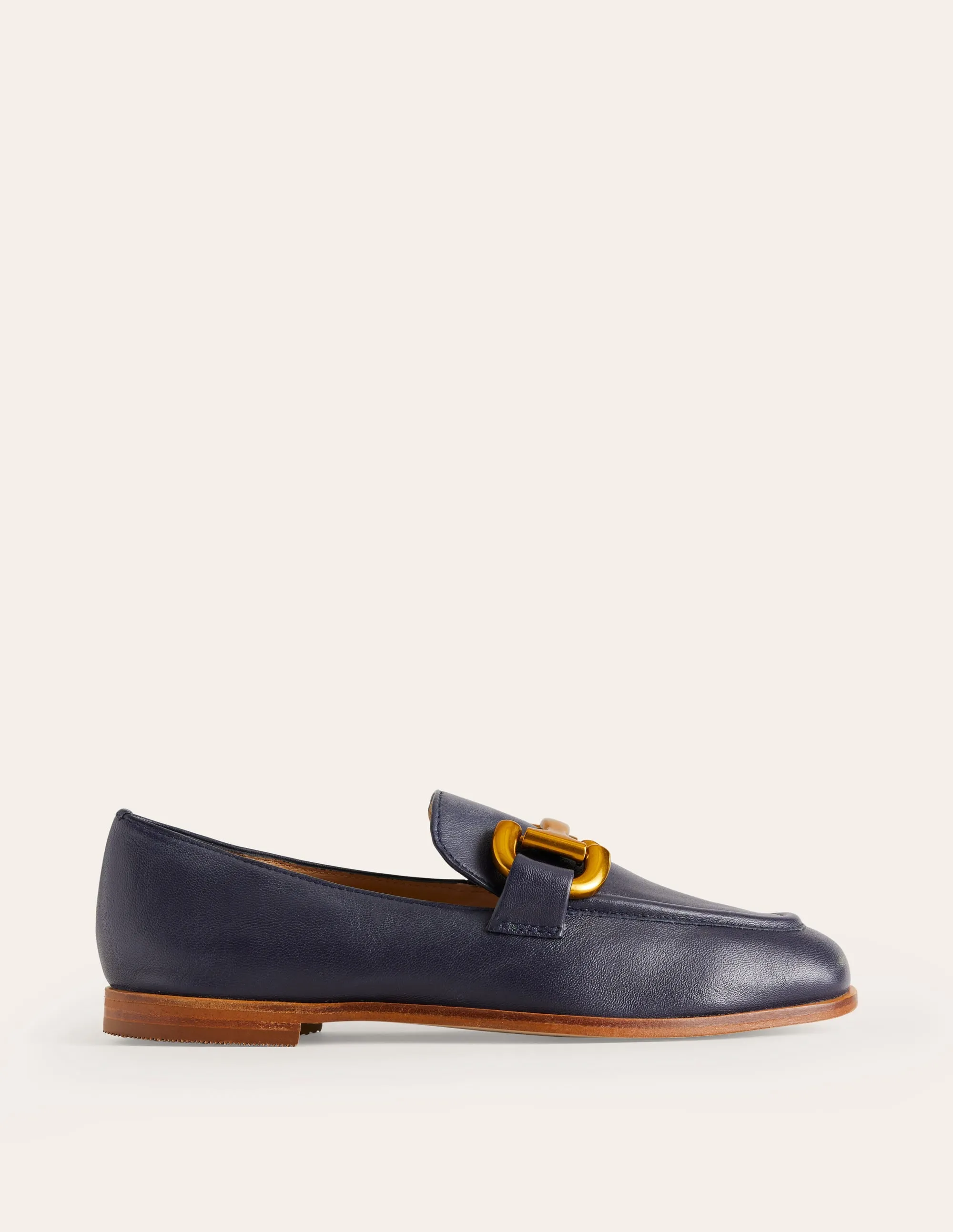 Iris Loafer mit Trensendetail-Marineblau