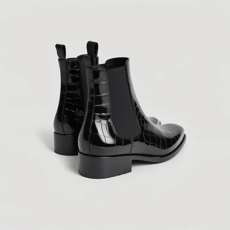 Ironclad Patent Black Boots