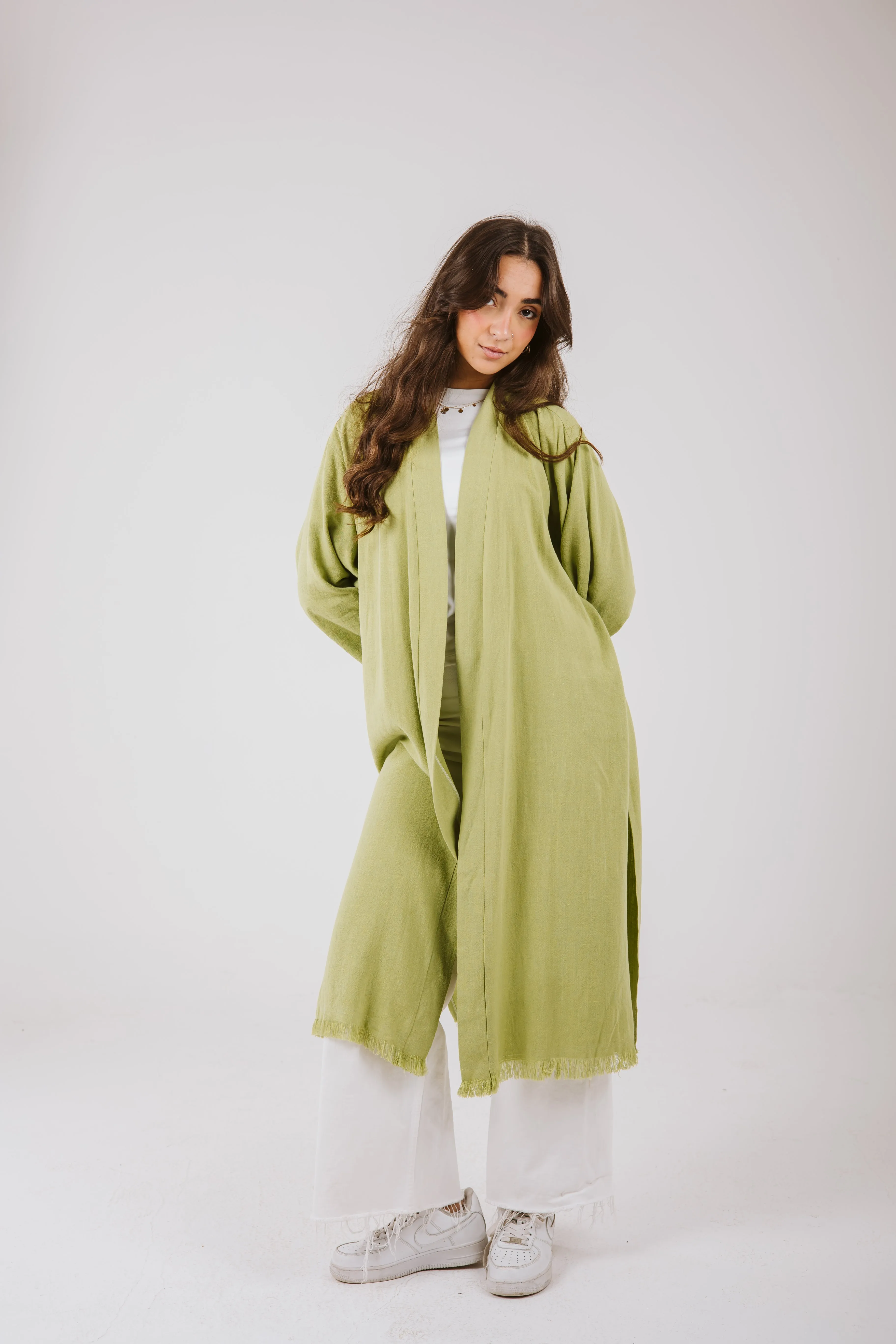 Jana cardigan in Lime