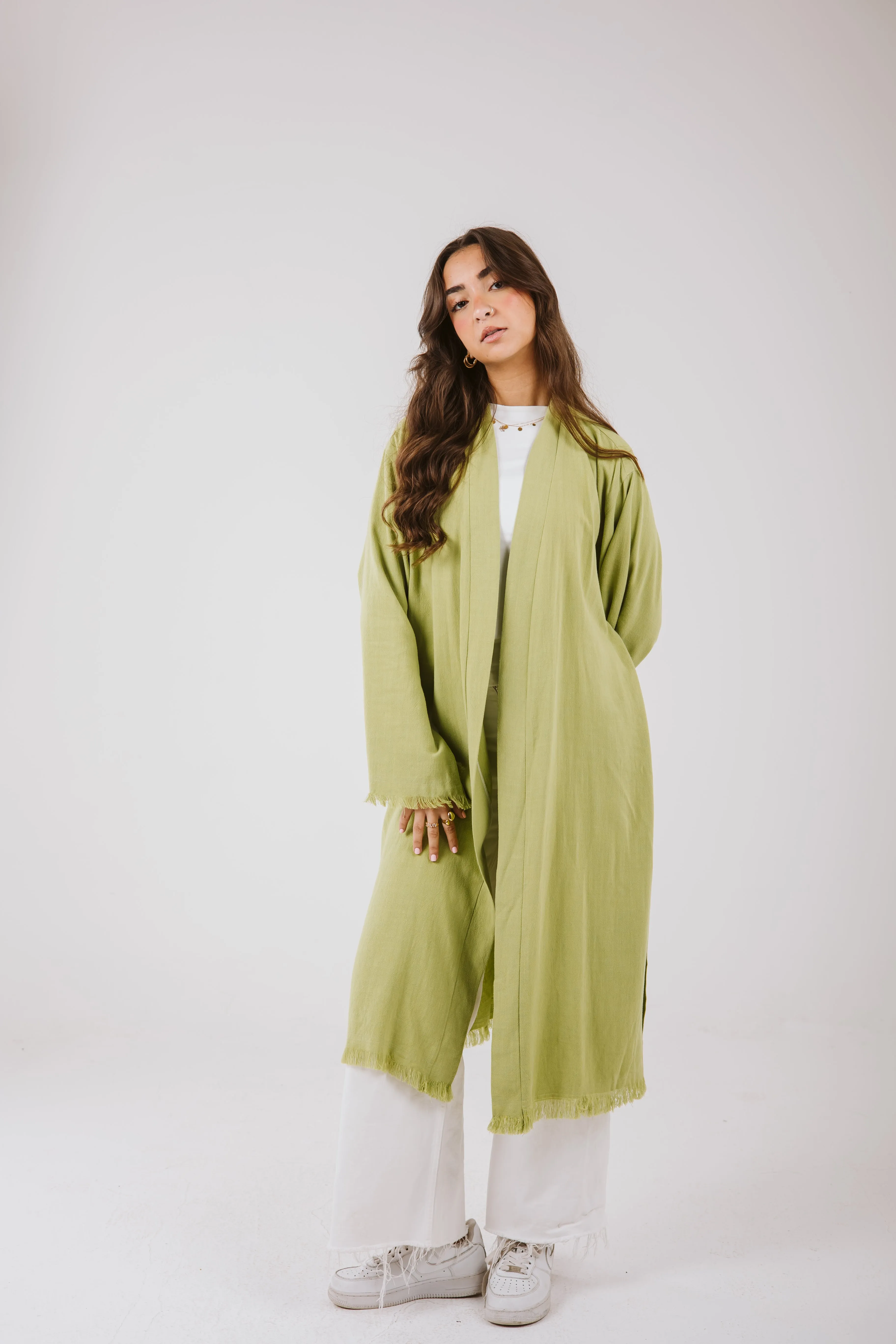 Jana cardigan in Lime