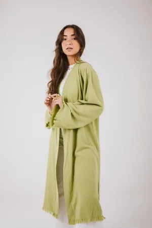 Jana cardigan in Lime