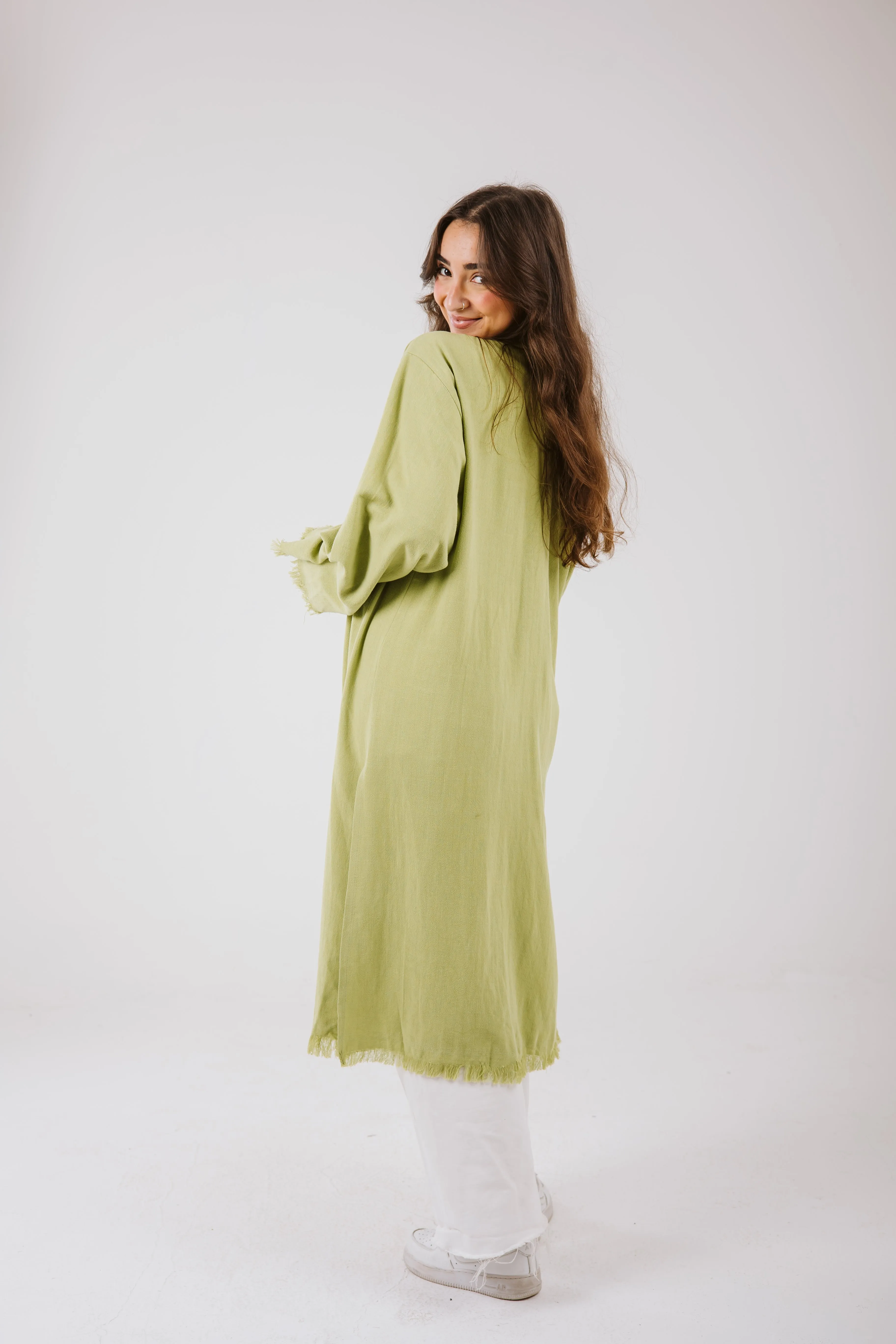 Jana cardigan in Lime