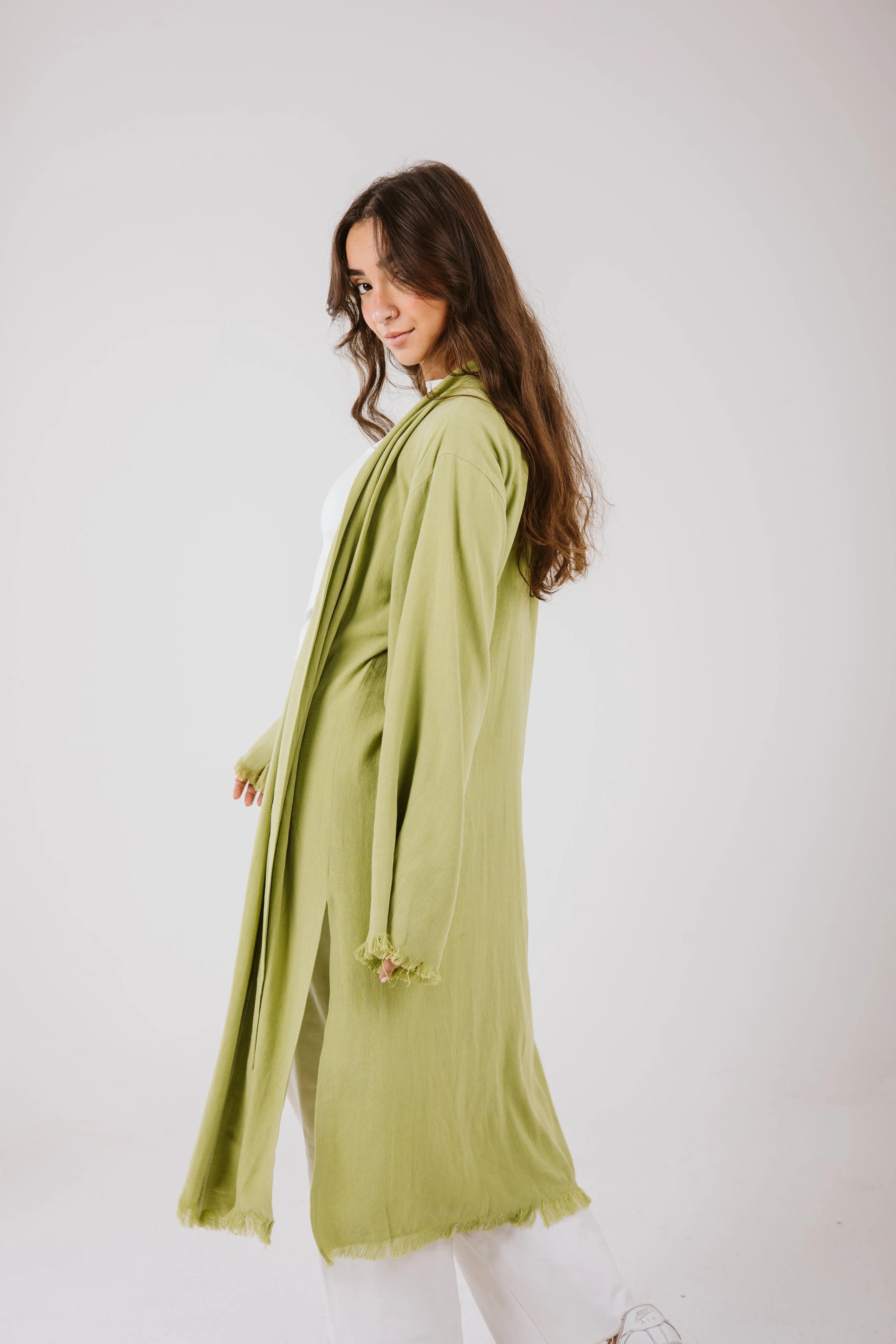 Jana cardigan in Lime