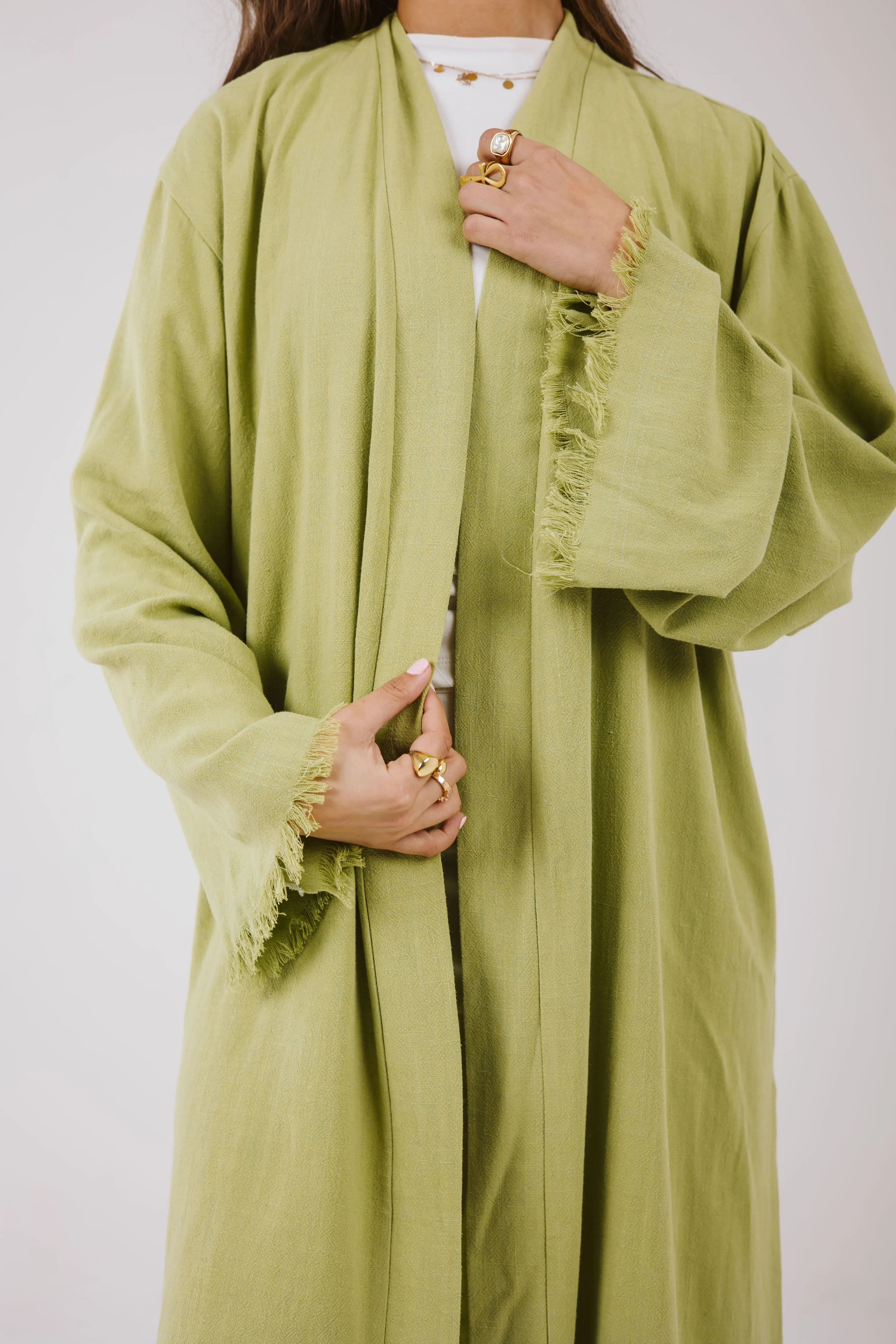 Jana cardigan in Lime