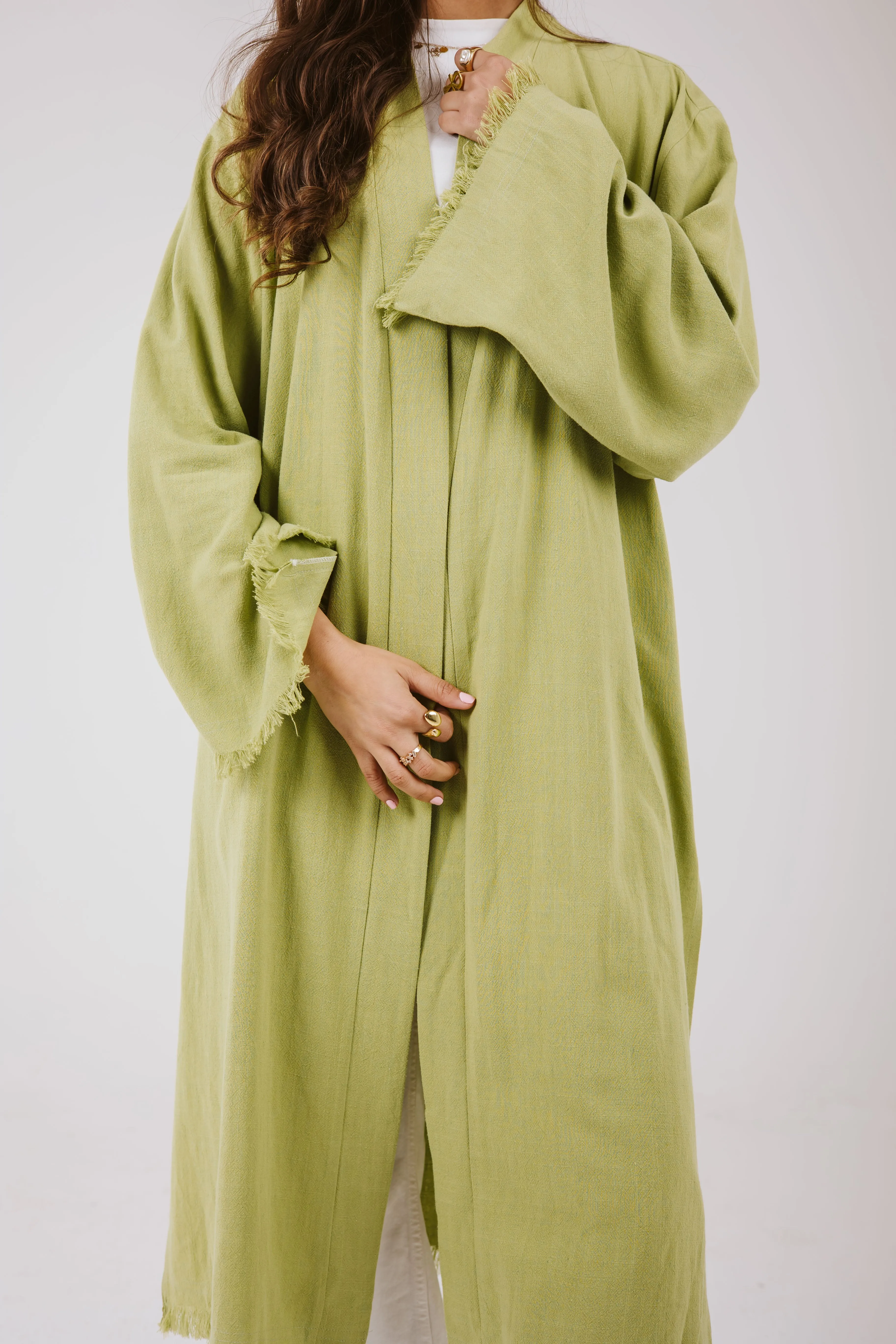 Jana cardigan in Lime