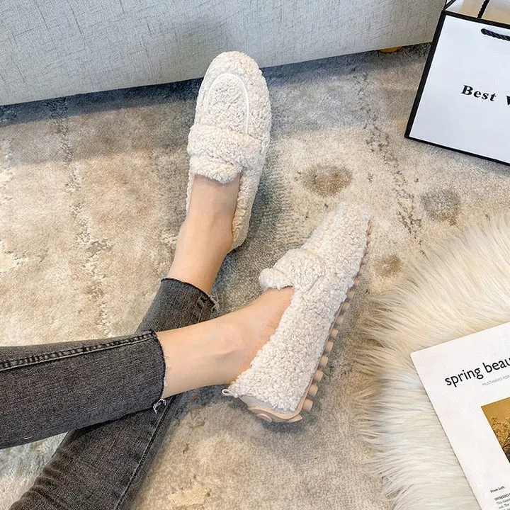 Janelle | Warme Teddy Loafers