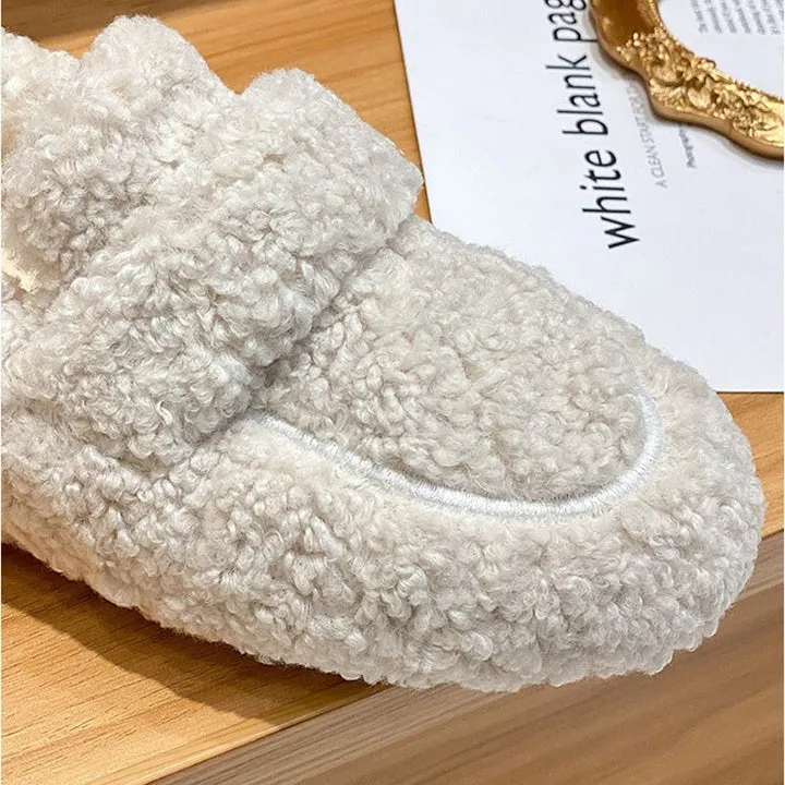 Janelle | Warme Teddy Loafers